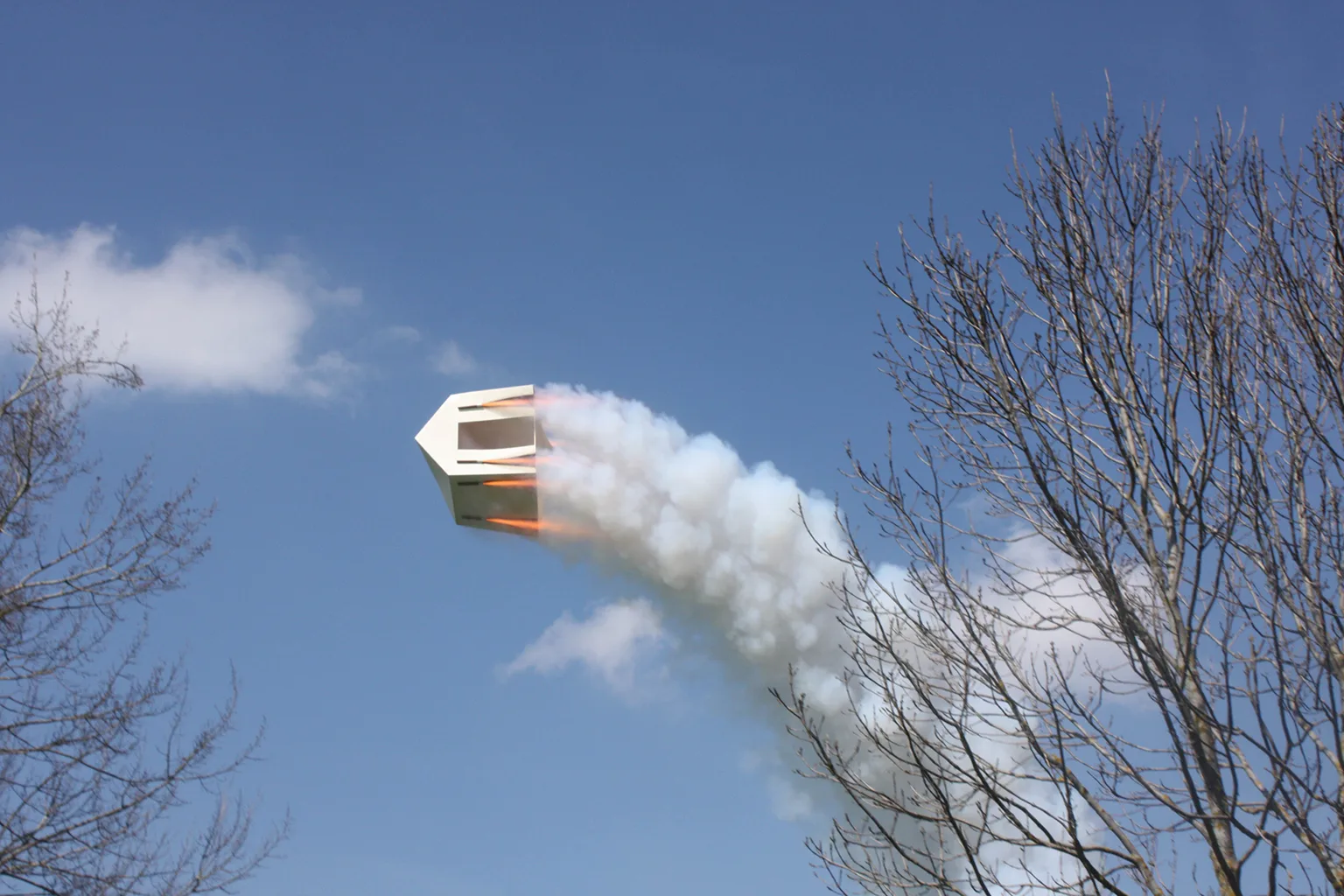 Haus mit Raketen, Gais