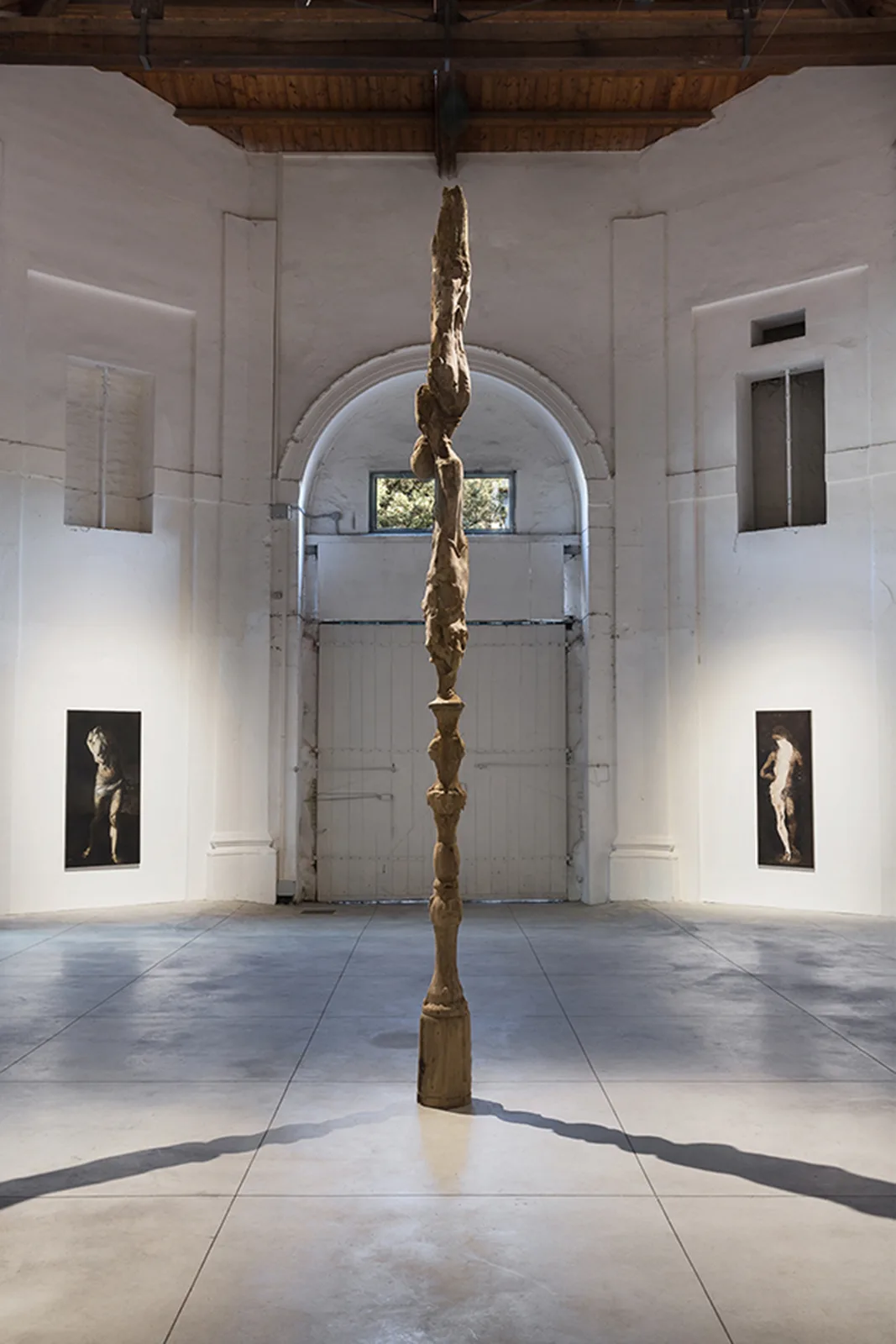 Installation view from the show, La candela per far luce deve consumarsi, 2017, Centro Arti Visive Pescheria, Pesaro