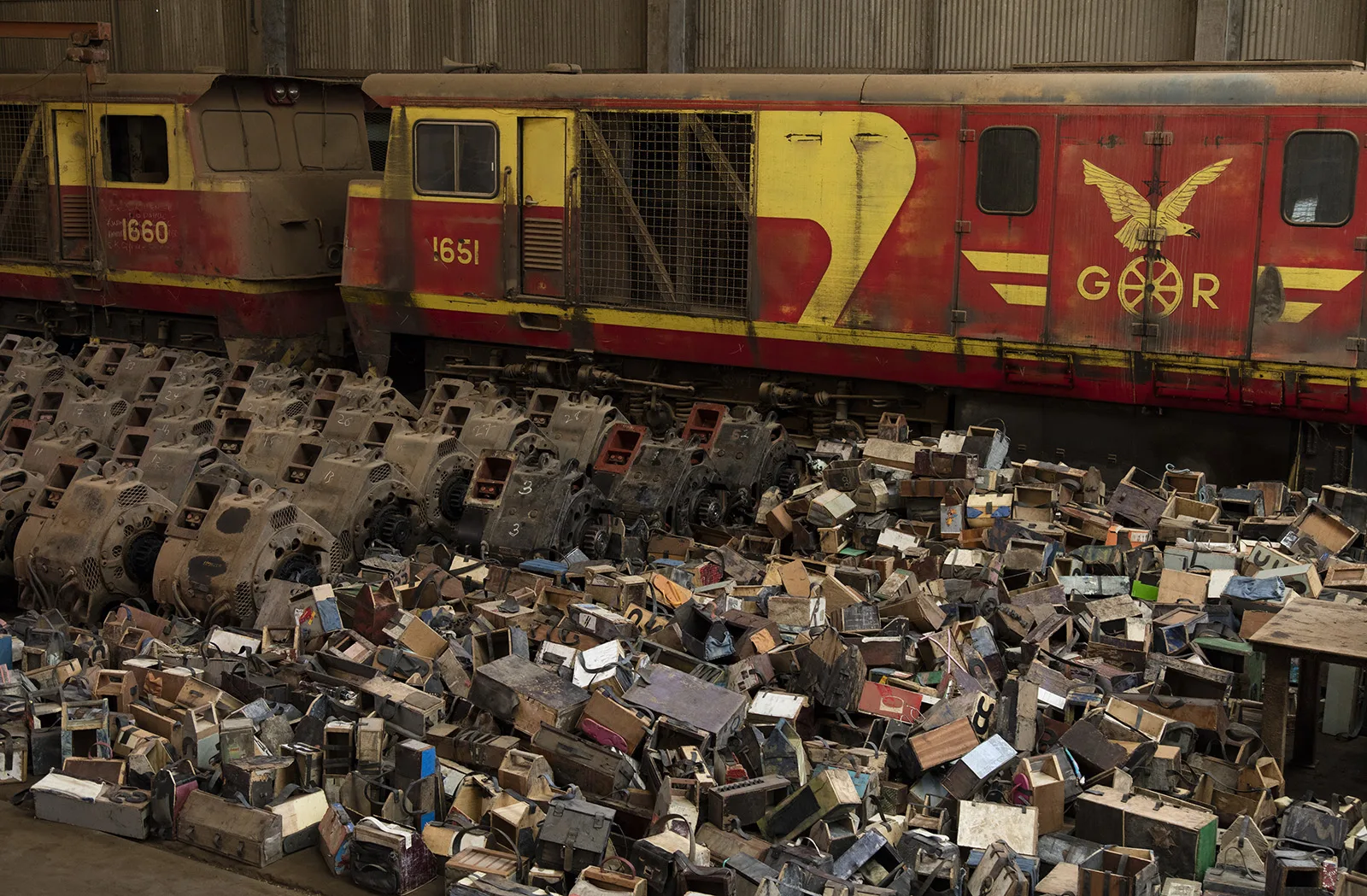 DIESEL ROOM. NON ORIENTABLE NKANSA. Sekondi Locomotive station. 1901 - 2030