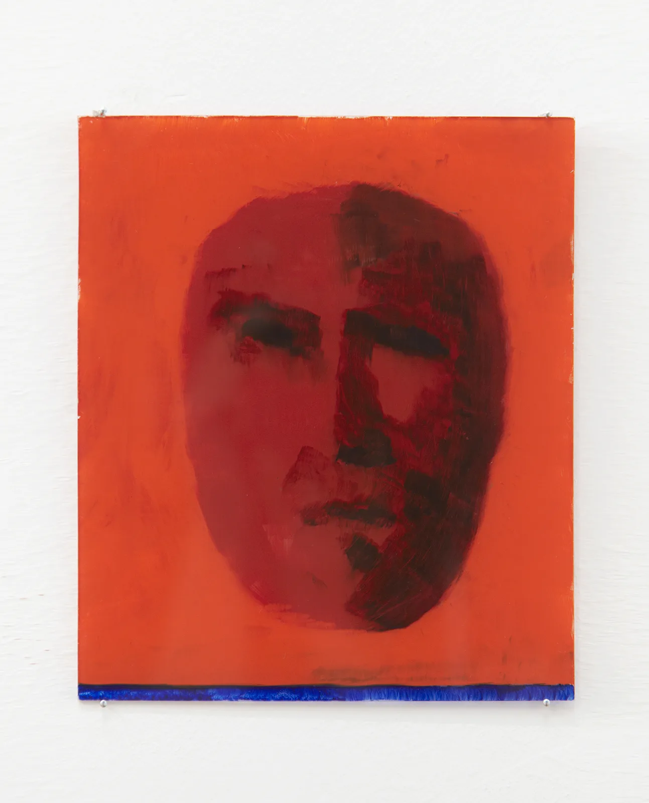 Head with red