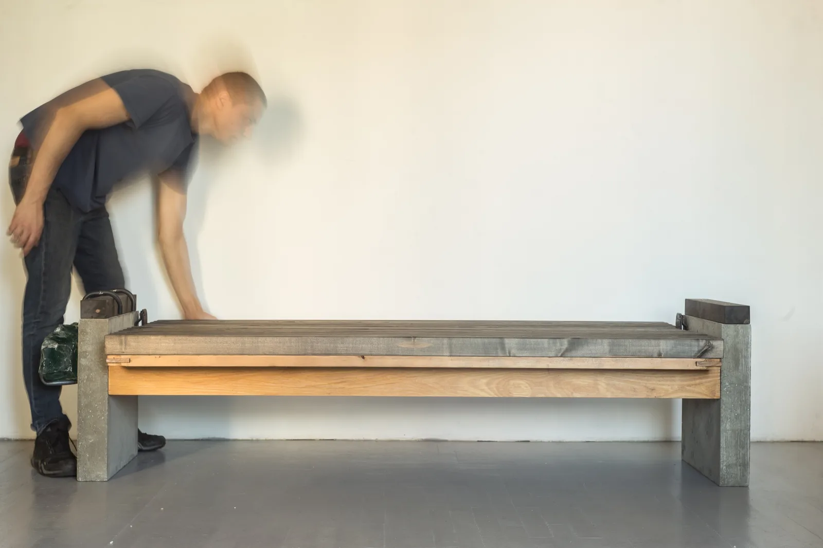 Bench for homeless