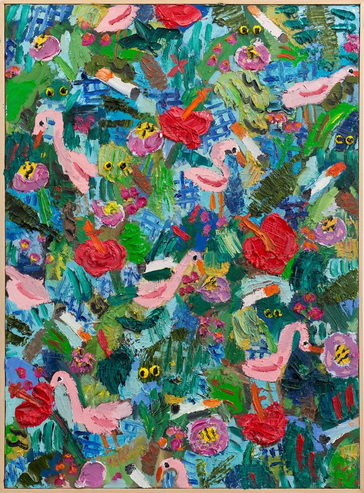 Flamingos Hibiscus