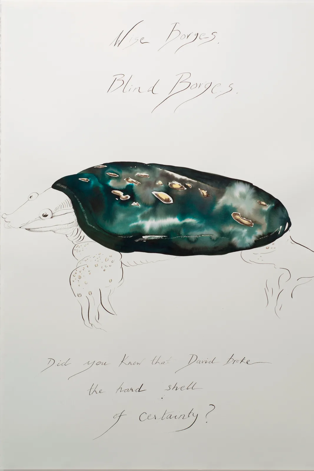 For Borges, with love and liver spots