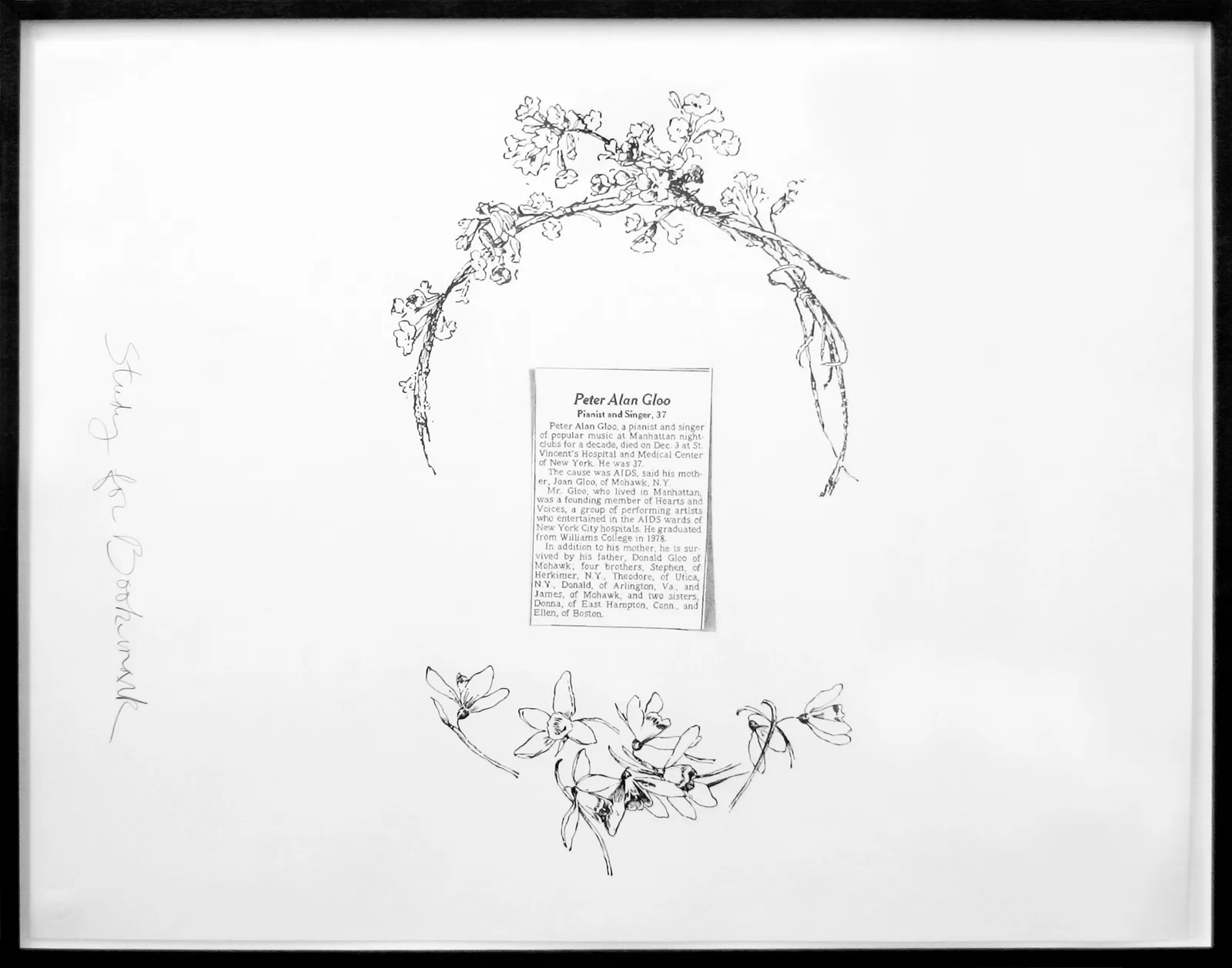 Study for Bookmark (Peter Alan Gloo)