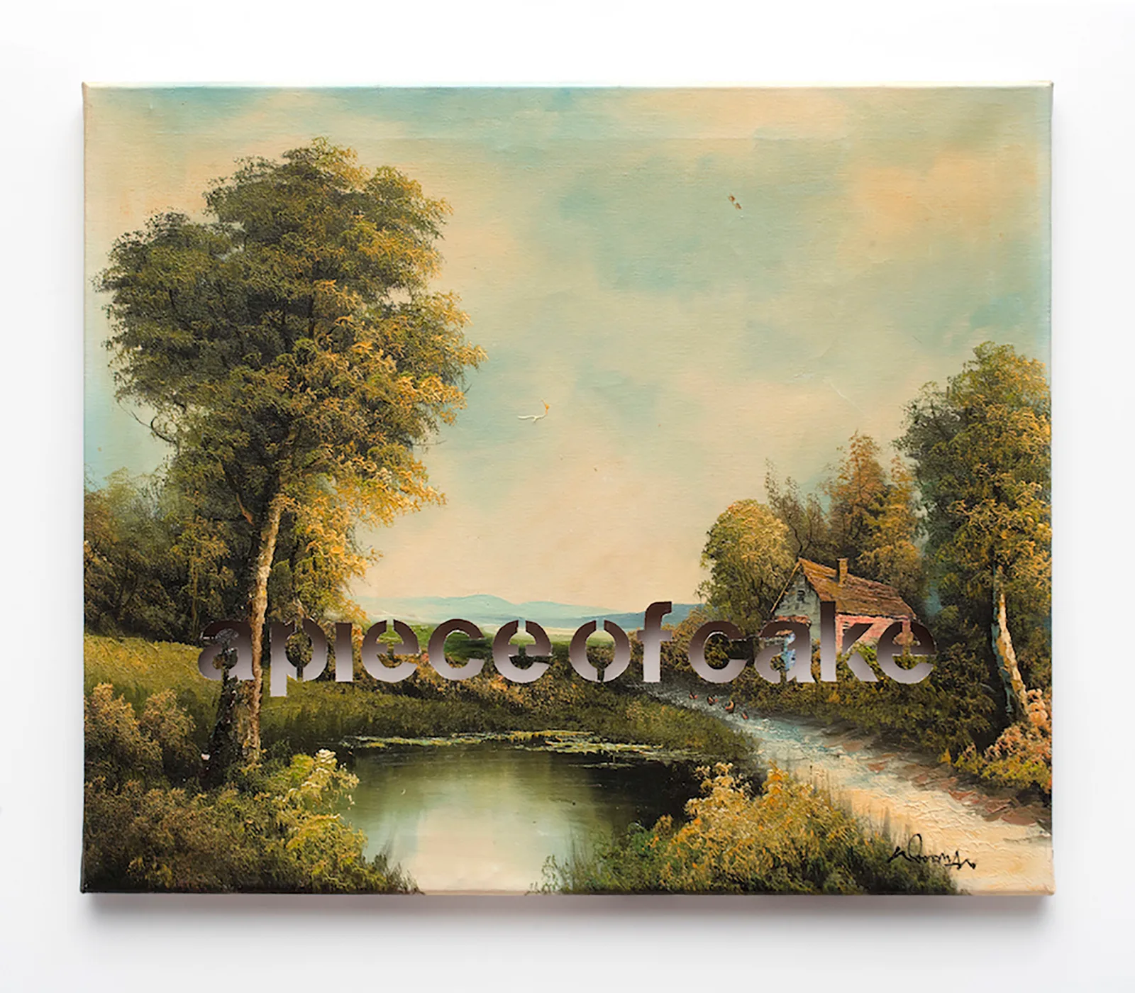 Armchair Painting - Untitled (a piece of cake)