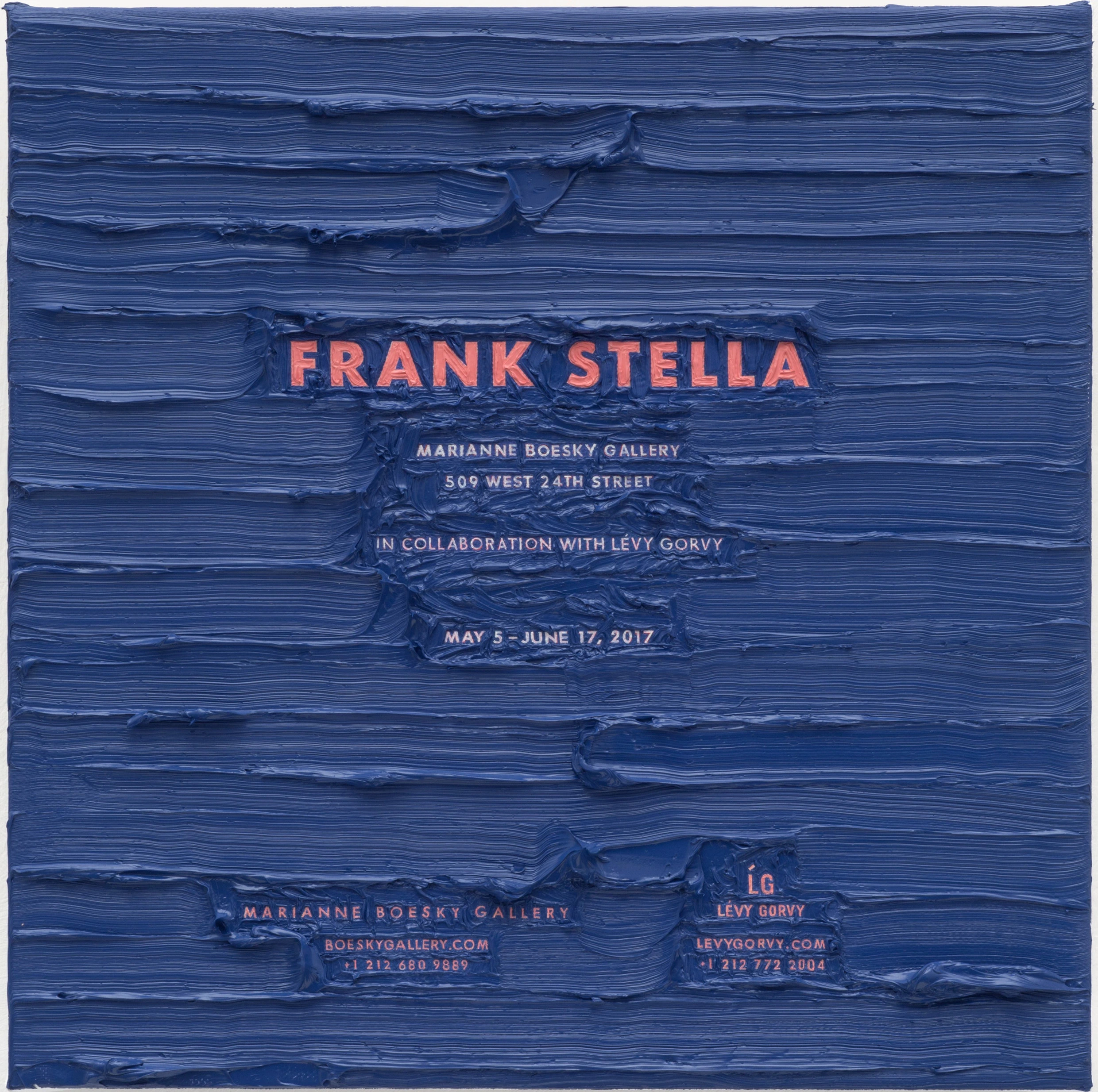 Frank Stella at Marianne Boesky