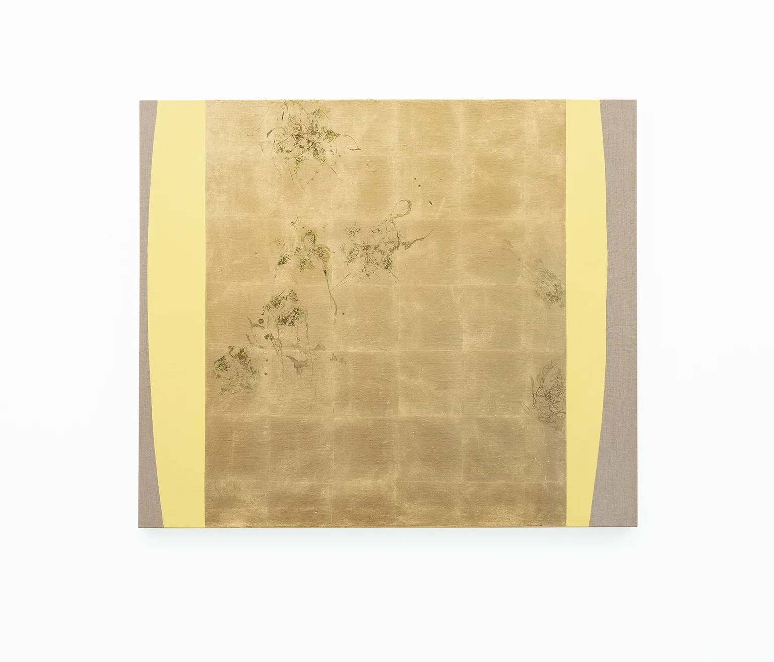 Hair orchid sweat print, yellow form