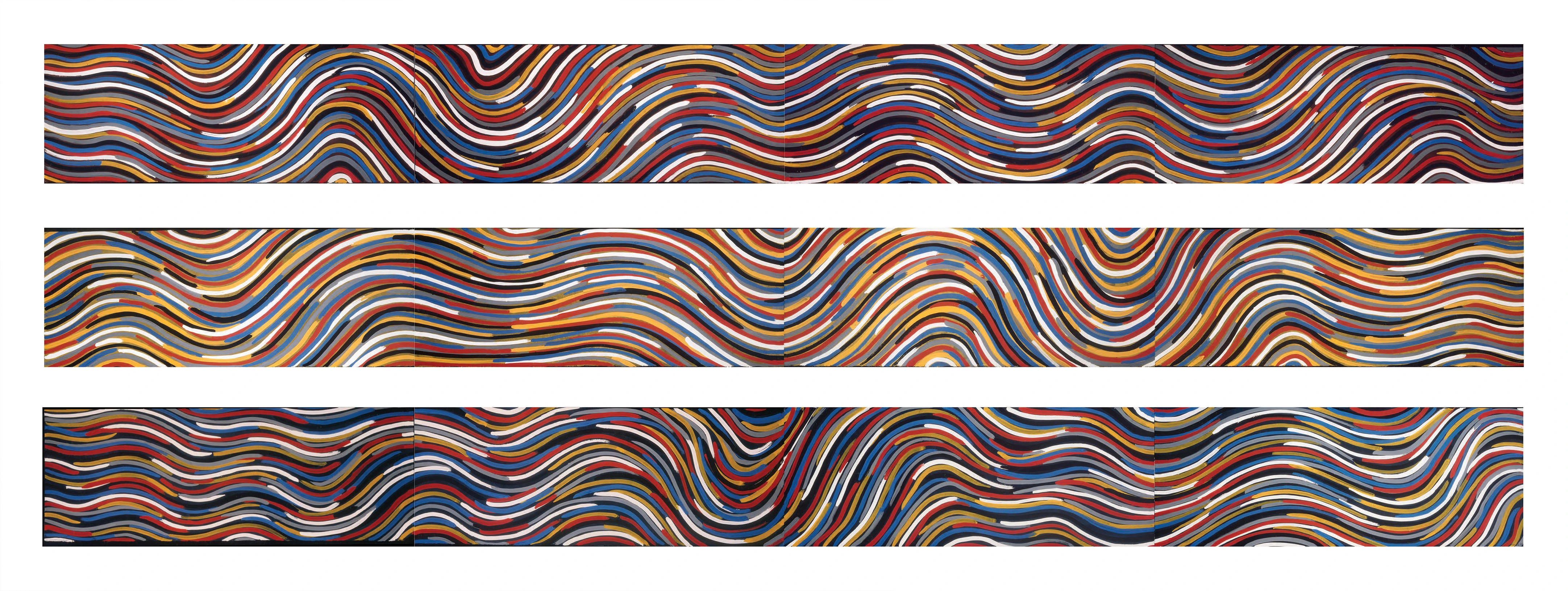 Wavy Bands of Color