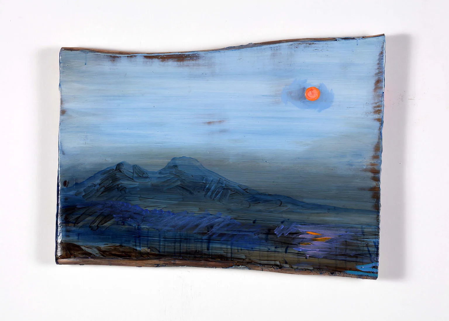 Lanscape and Vesuvio and Sunset
