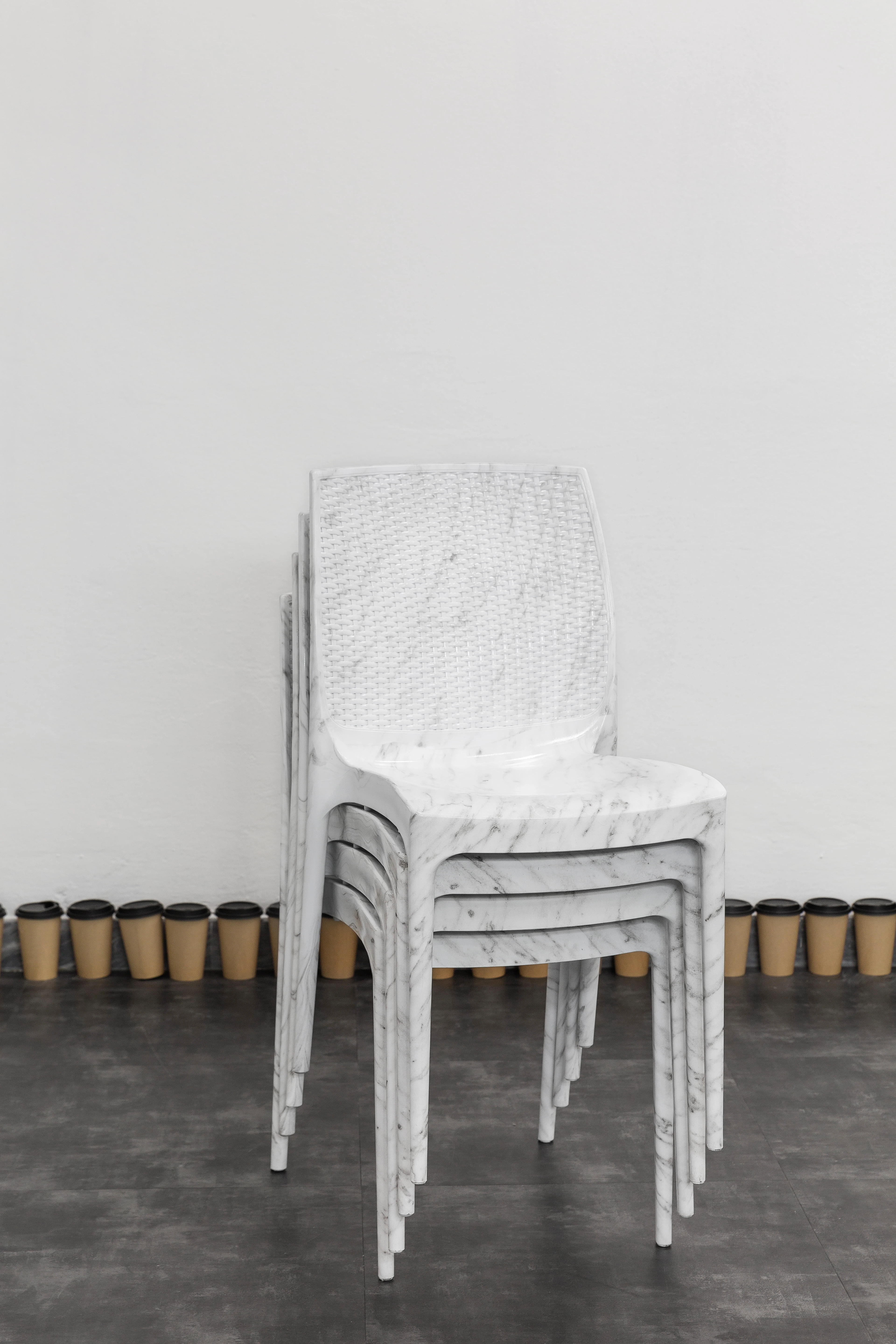 Exclusive Providers (White Marble Stacked Chairs)