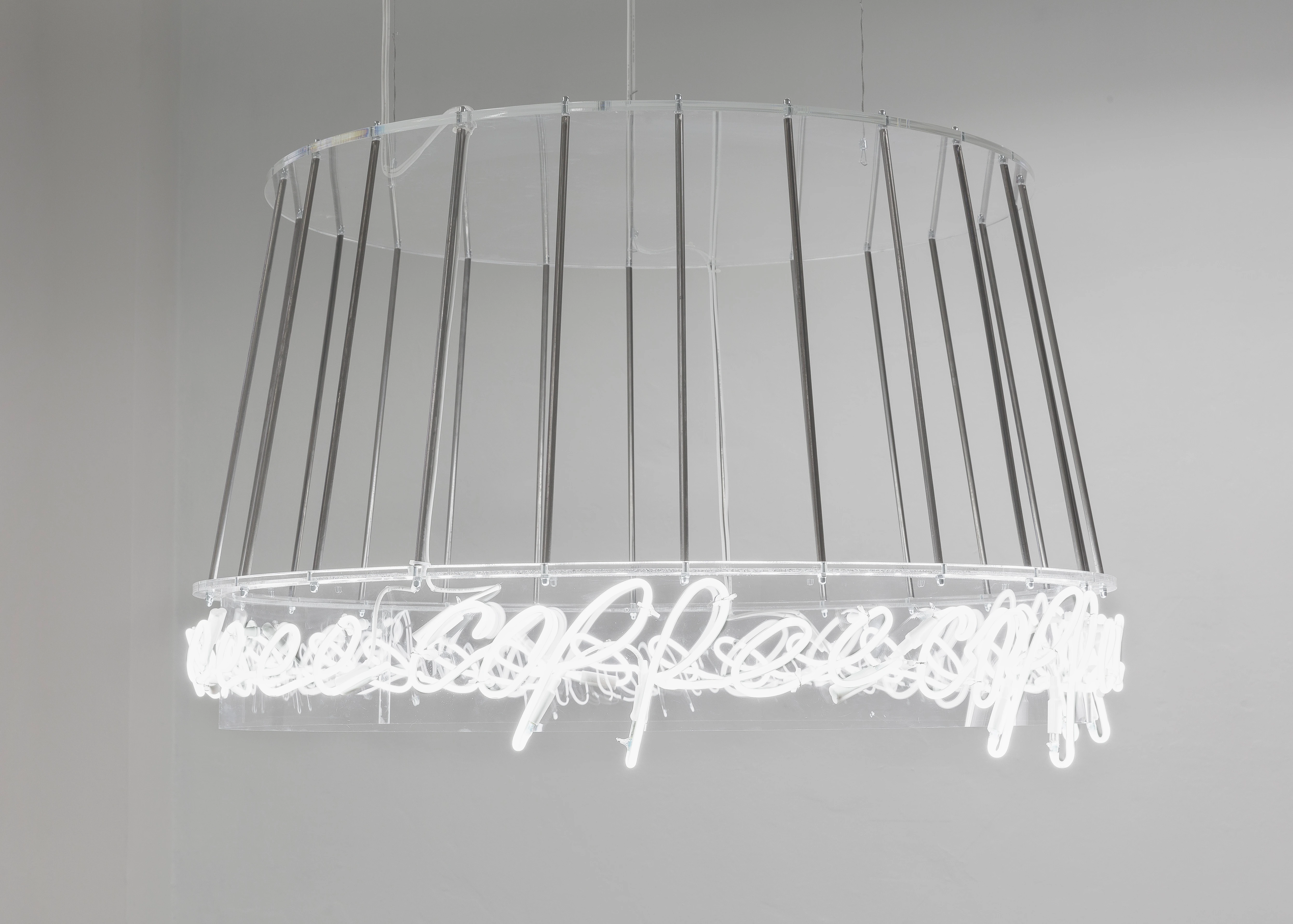Coffee Coffee Coffeeeeeeeeee (Neon Chandelier and sound recording : Bologna, Milano, Venezia )