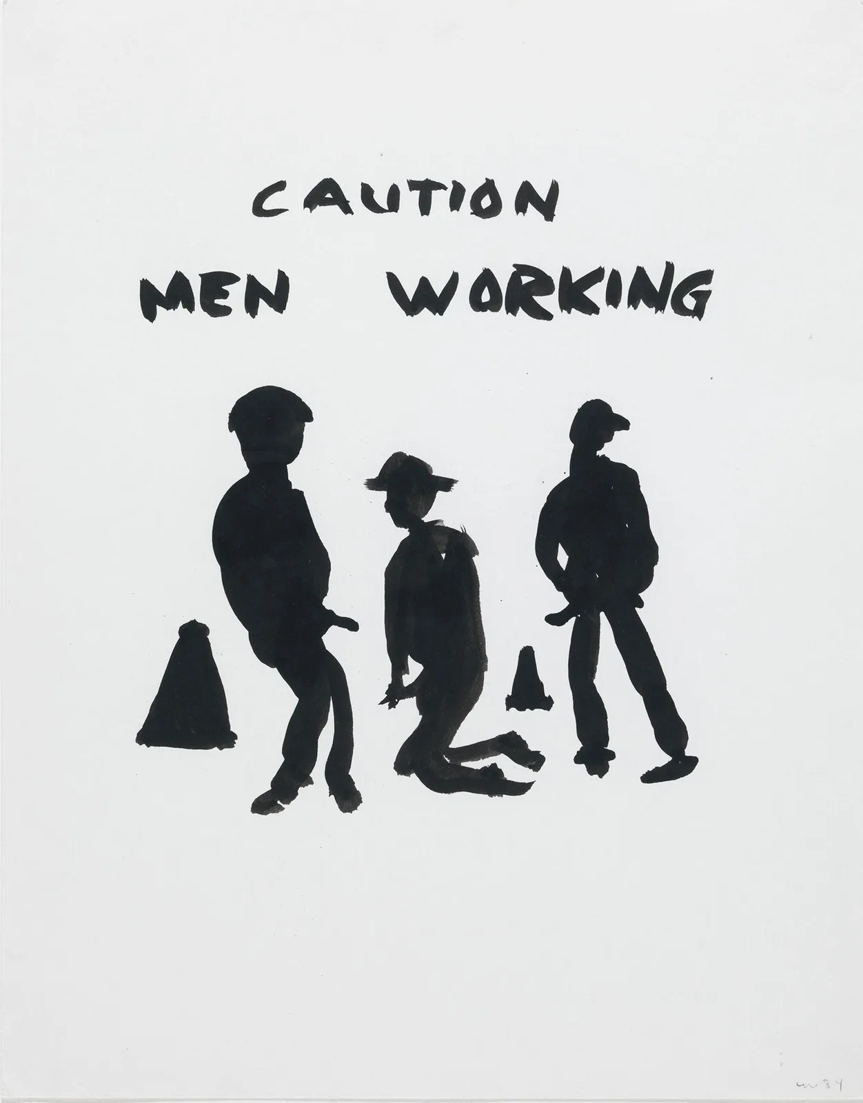 Caution Men Working