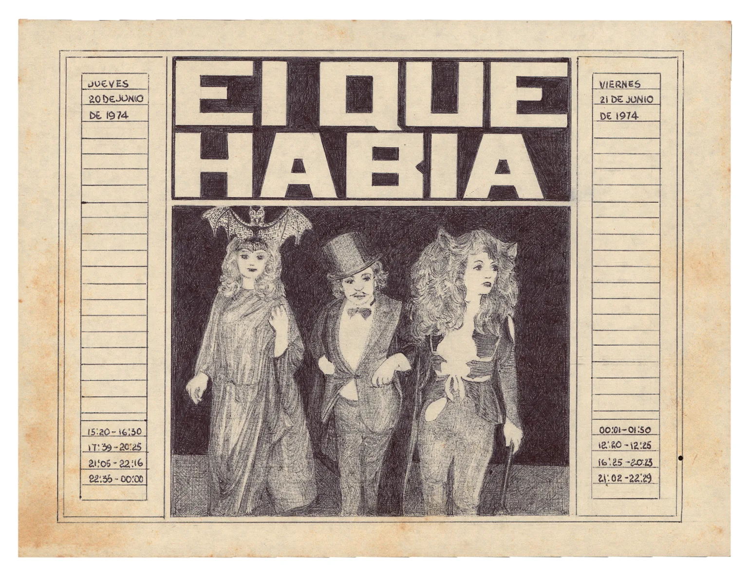 El que habla, From the series: Dibujos #2