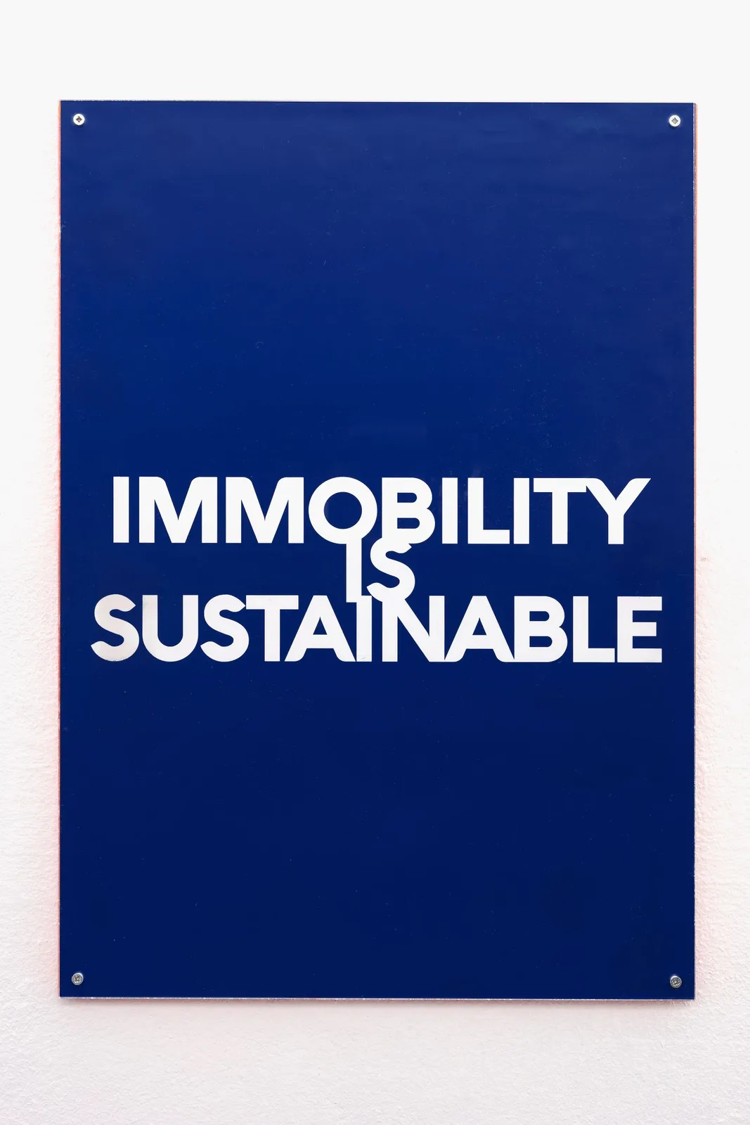 Immobility is Sustainable, Milan 2018. 4,36 tons