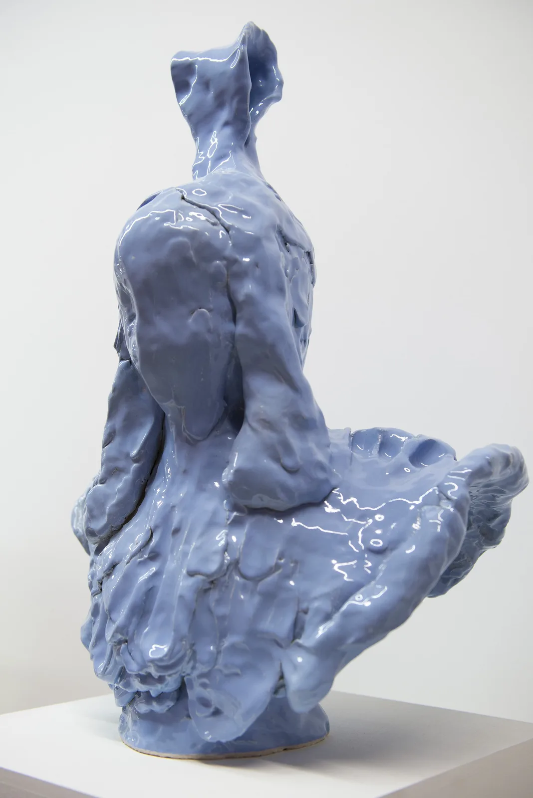 Lady in Blue Silk