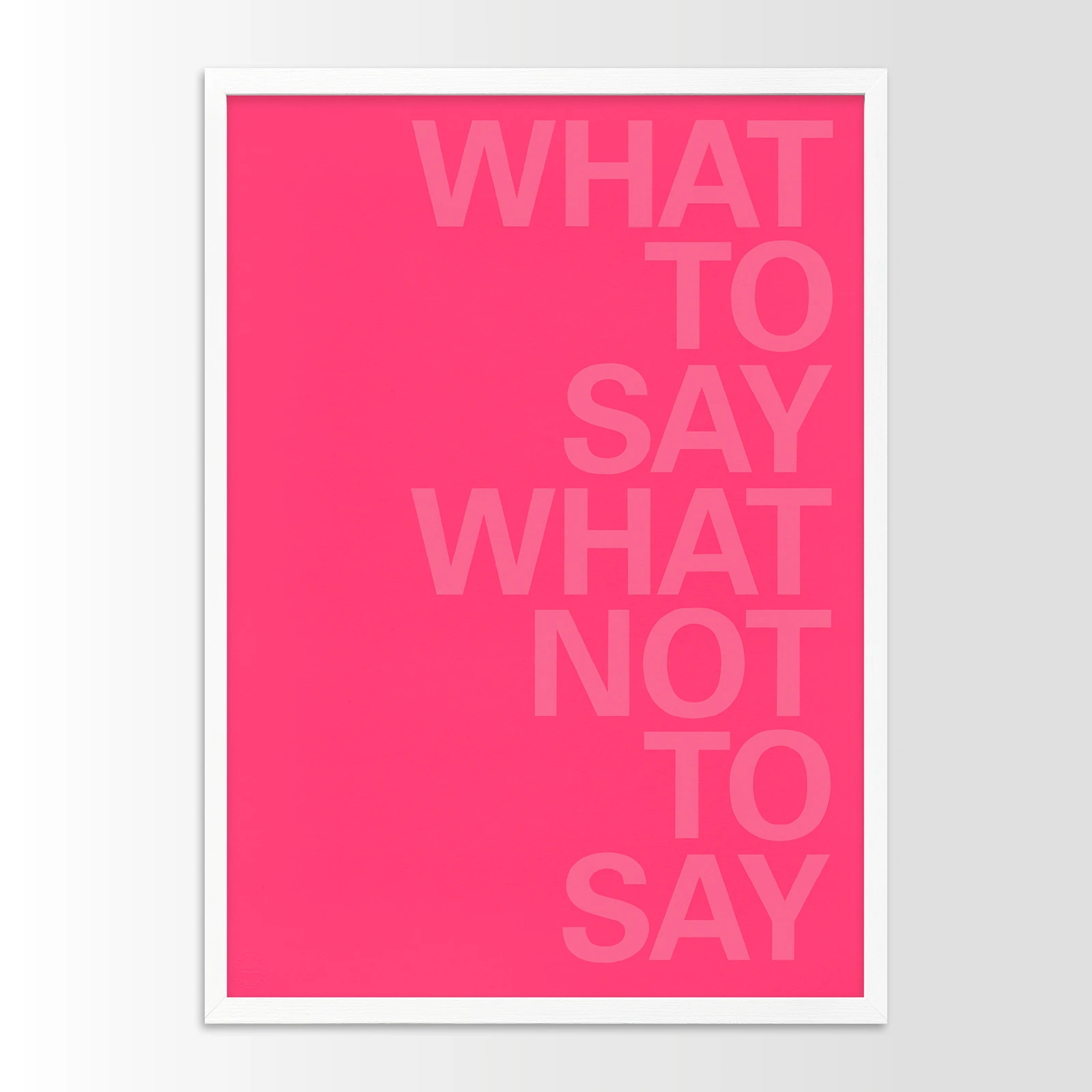 What to say what not to say