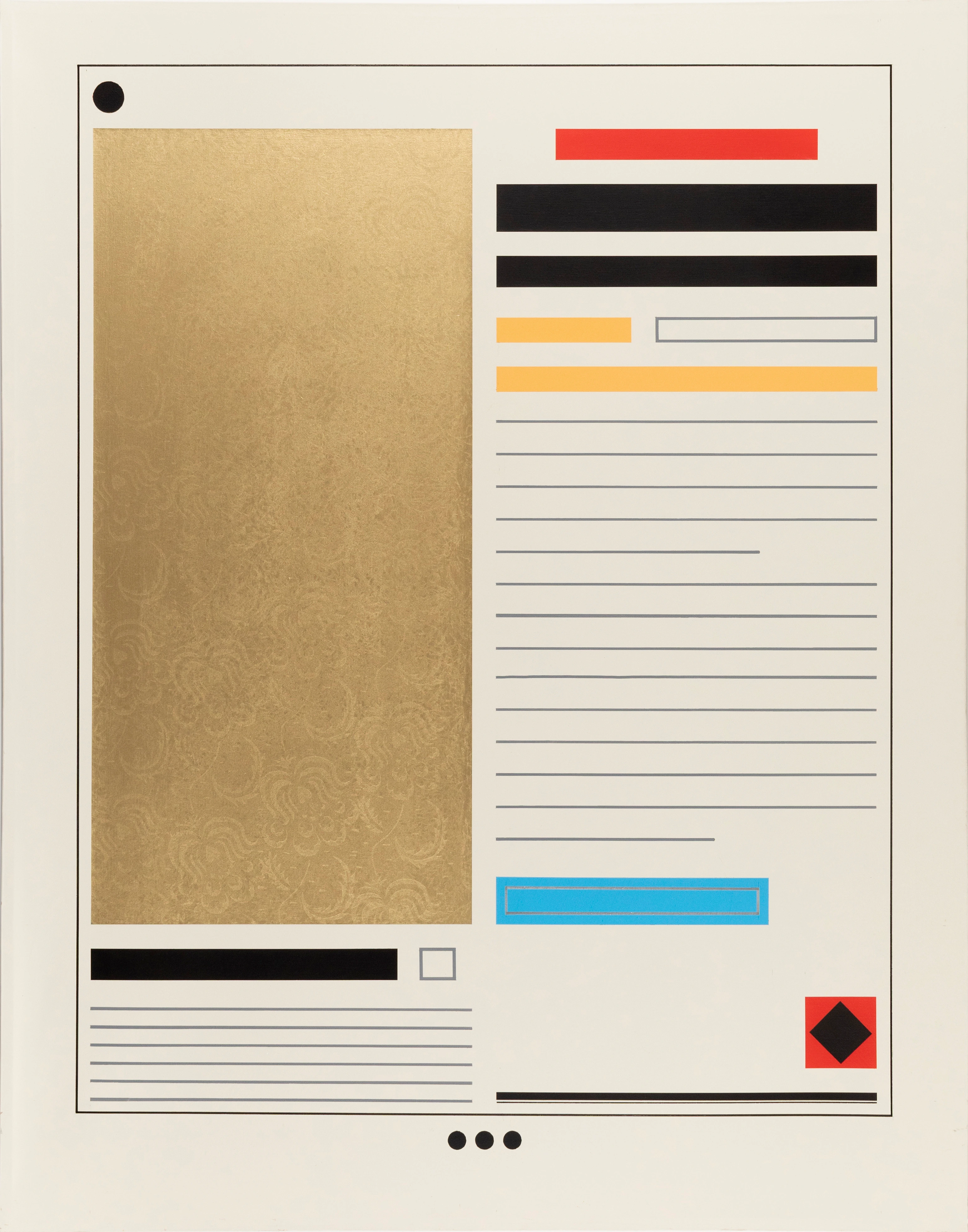 Untitled (Lay-out Painting)