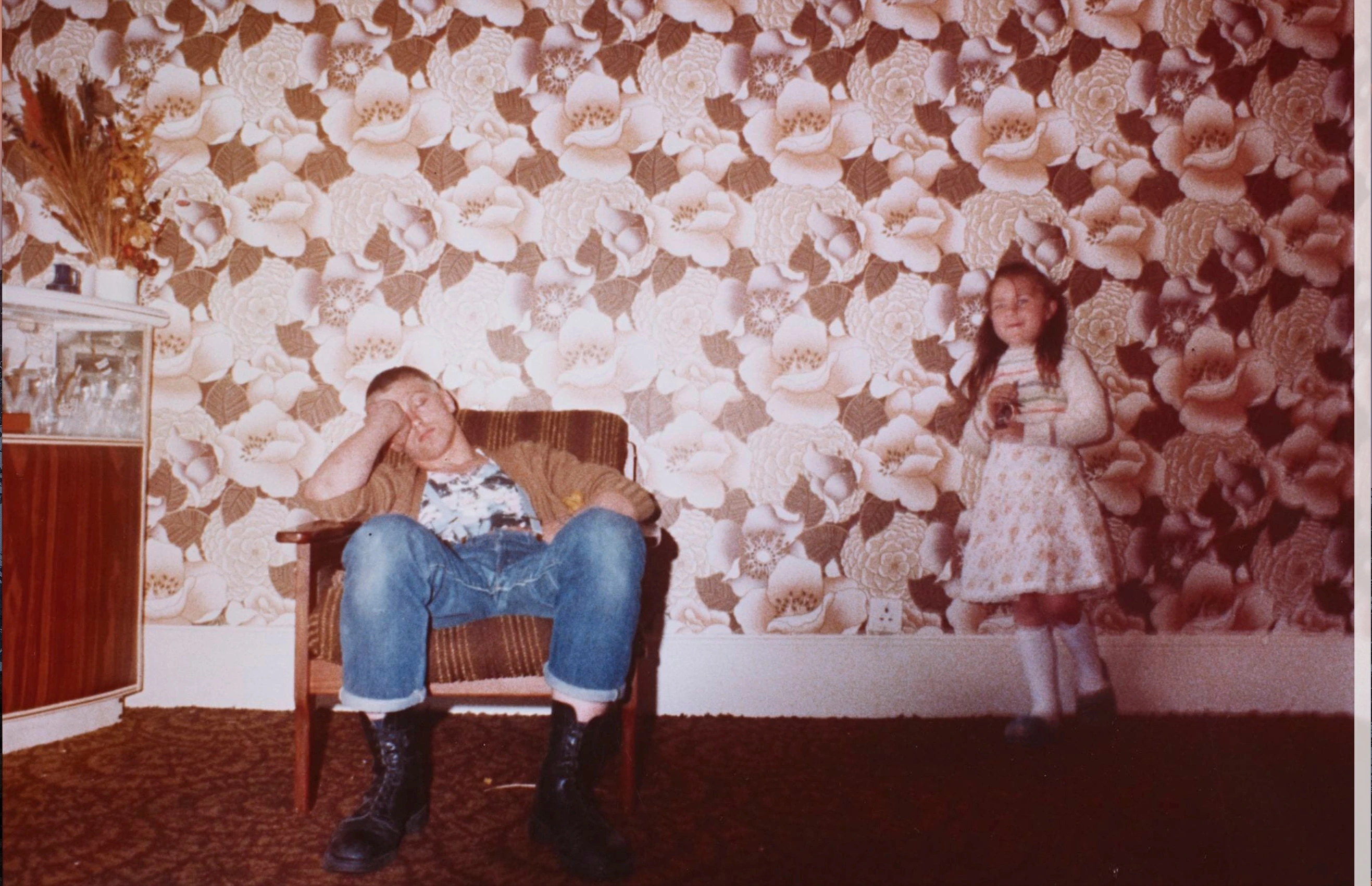 Skinhead with Child, London