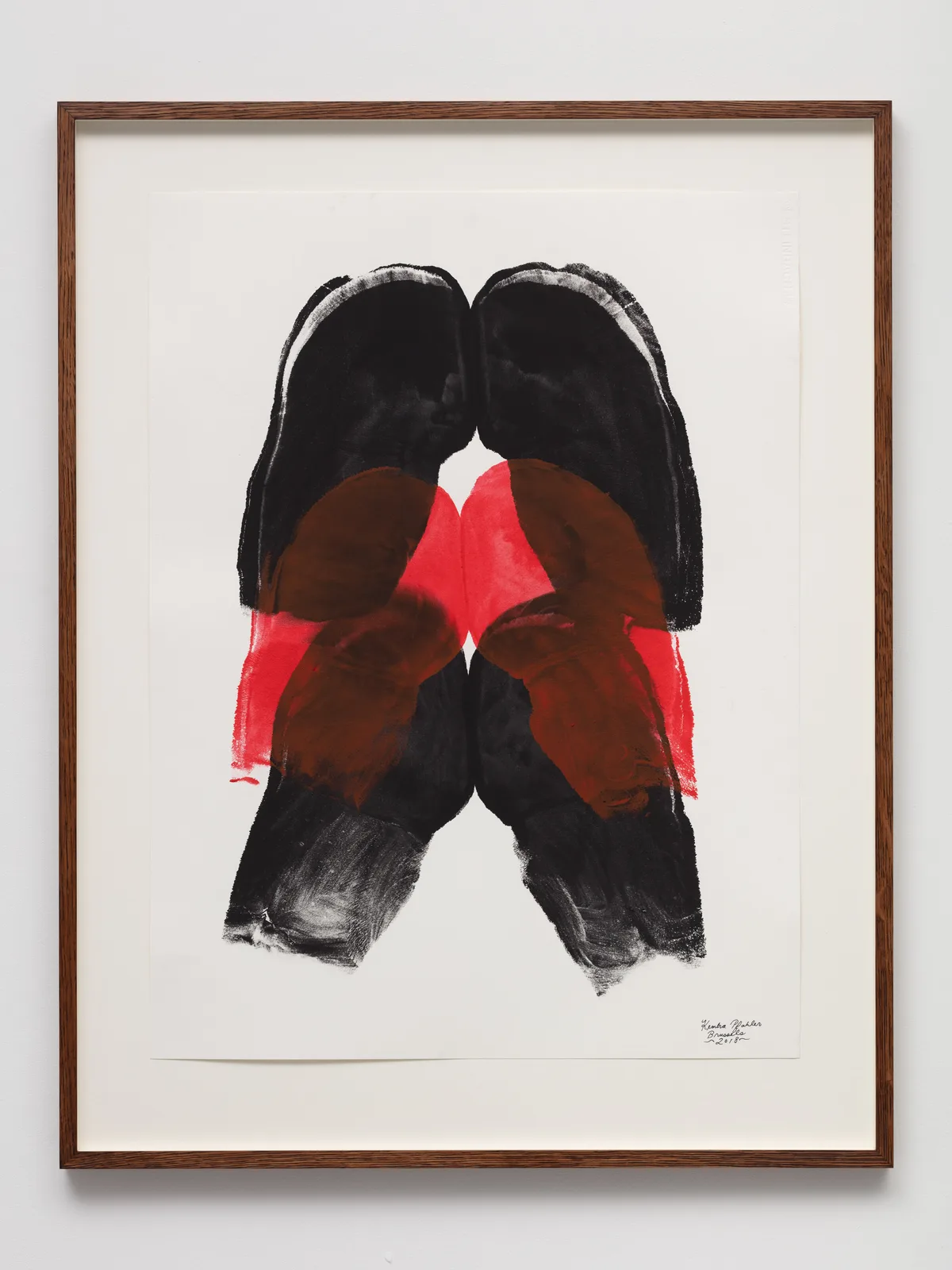 Butt Print Brussels VI (black, red, black)