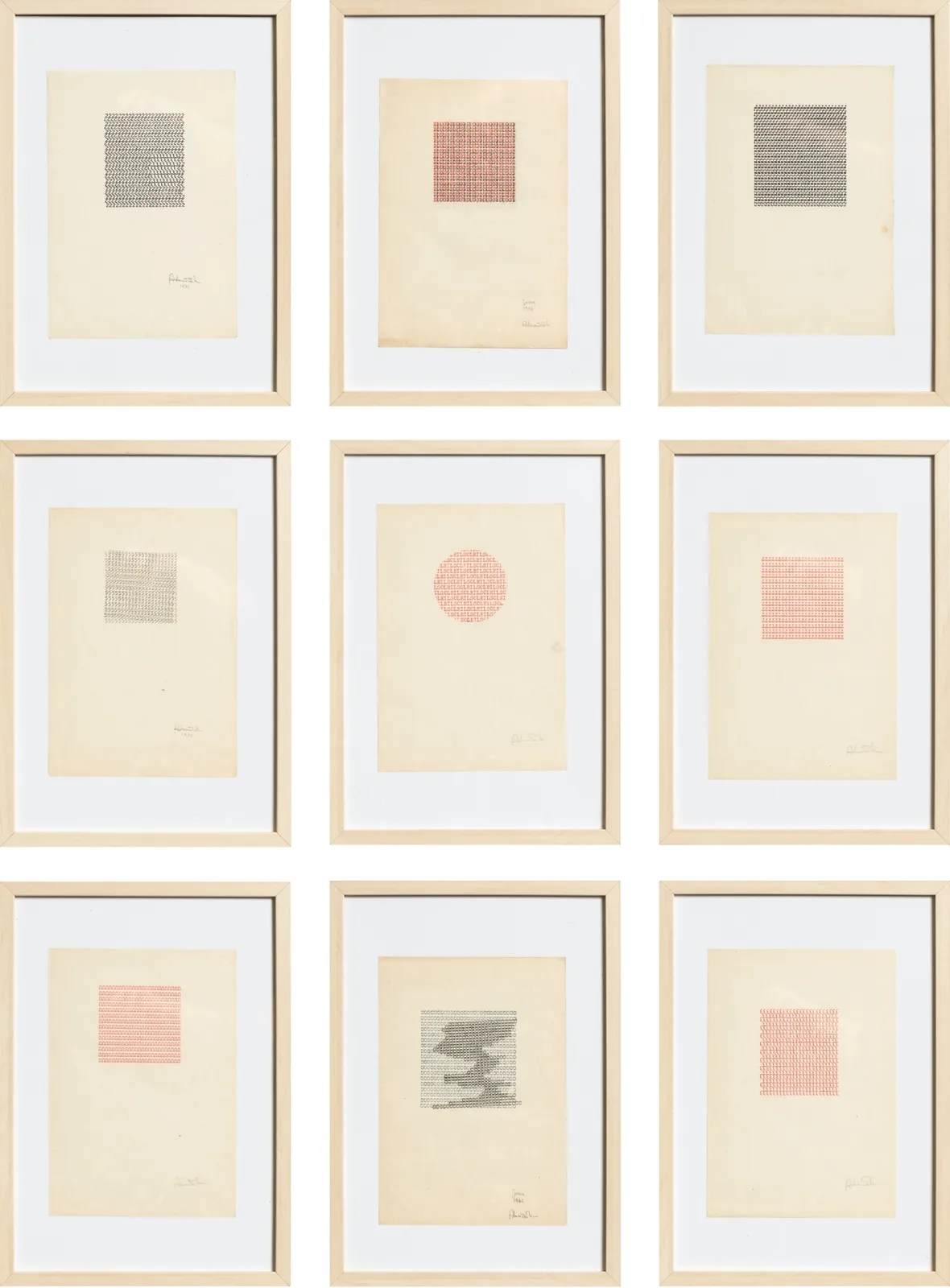 TYPORASTER (VISUAL POETRY), 1966-1970
