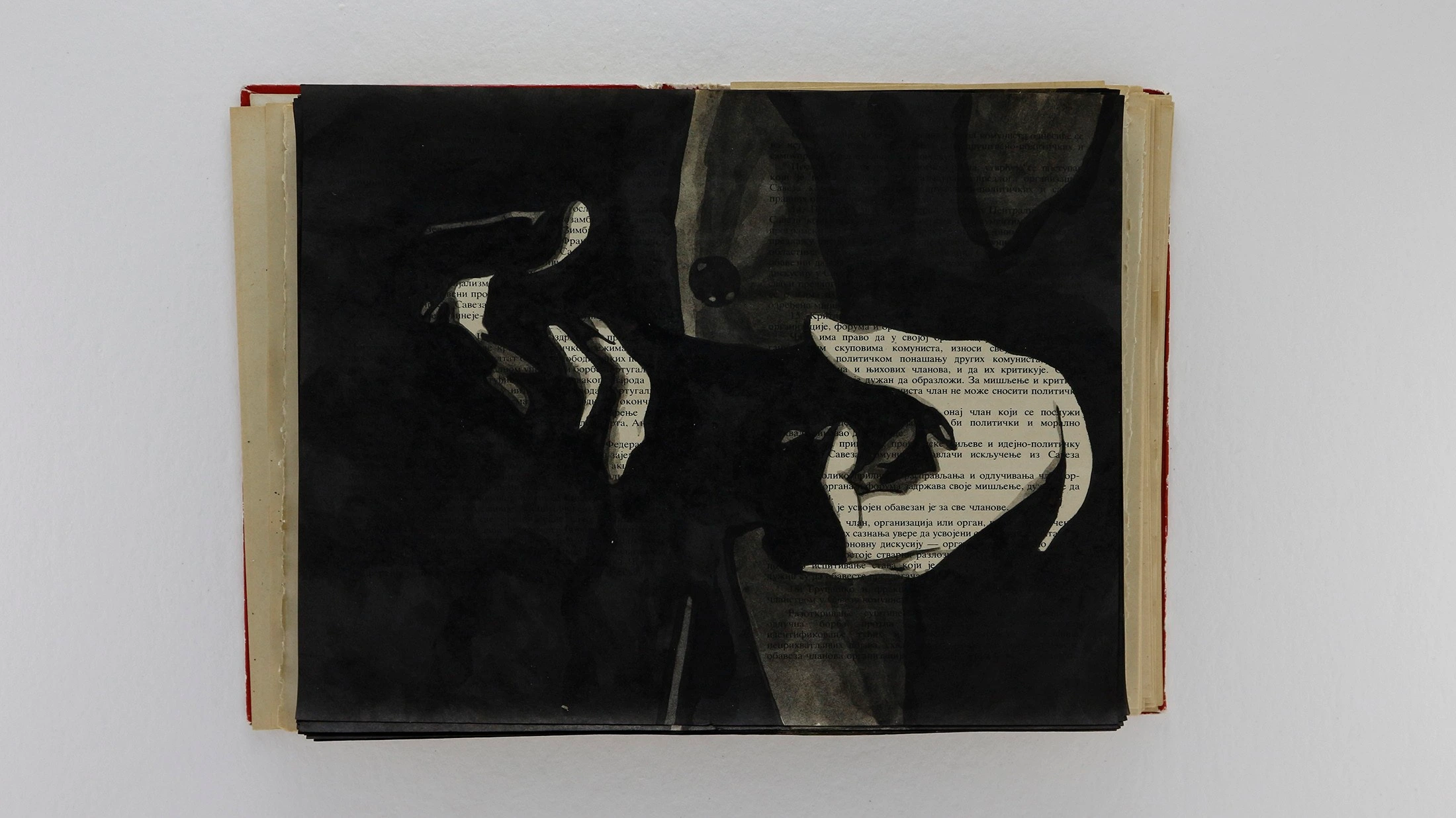 Sequence Hands (109 drawings)-series Uncontained Images