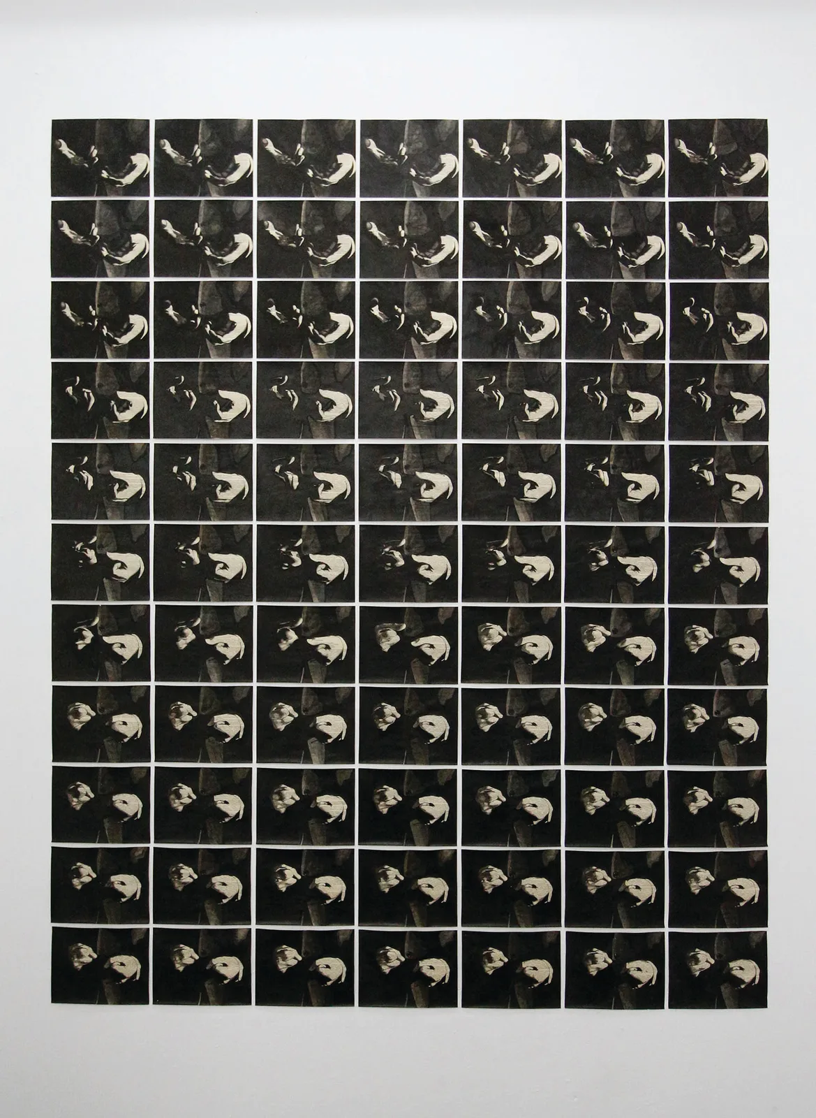 Sequence Hands (109 drawings)-series Uncontained Images