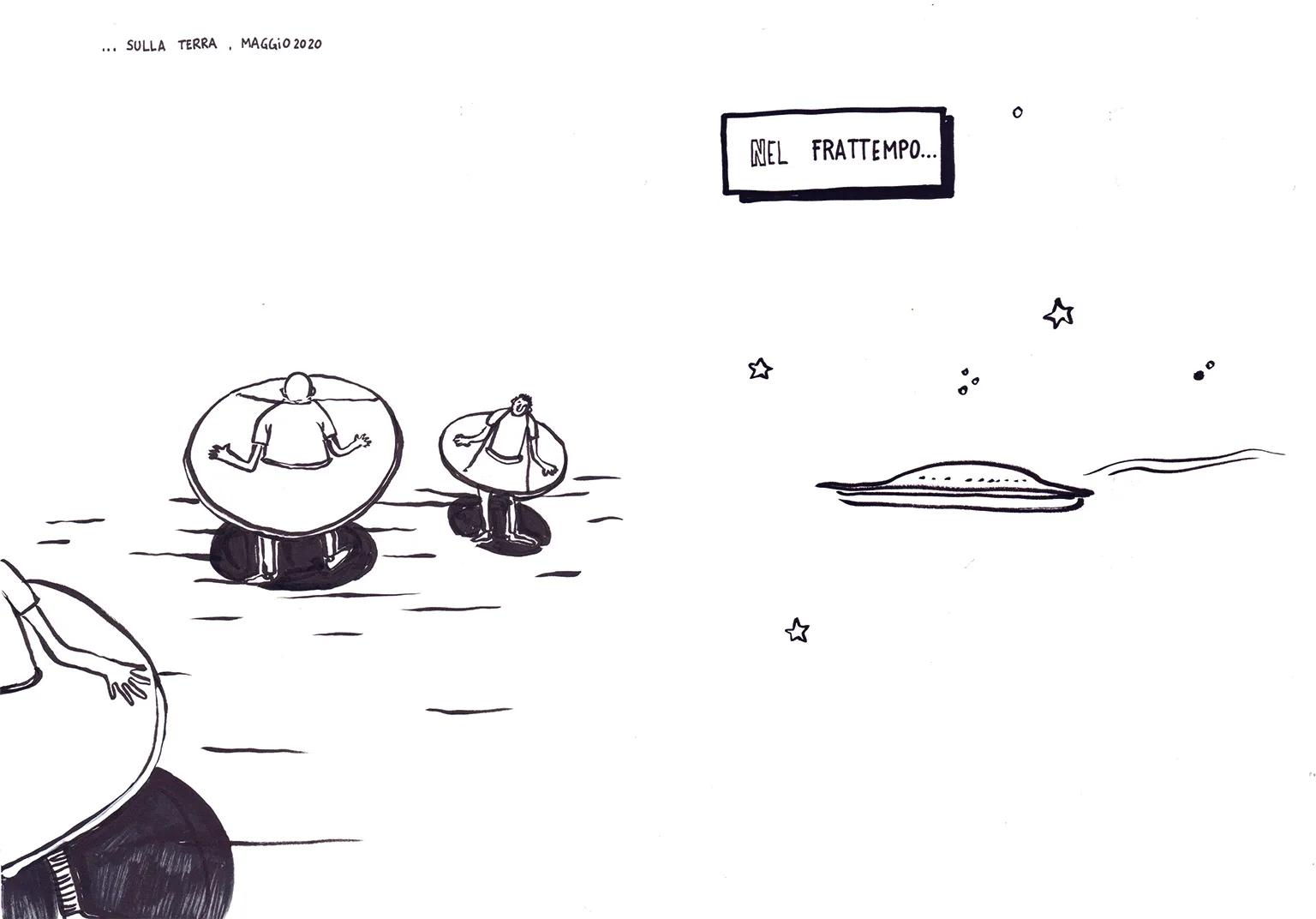 sulla terra... Nel frattempo