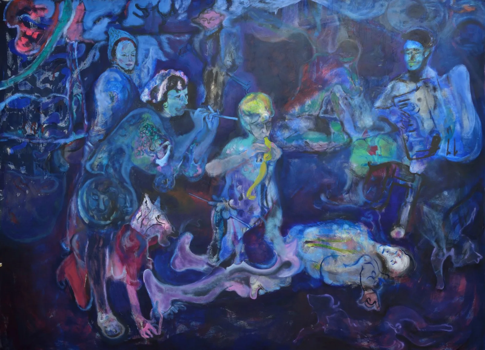 Funeral in the woods
