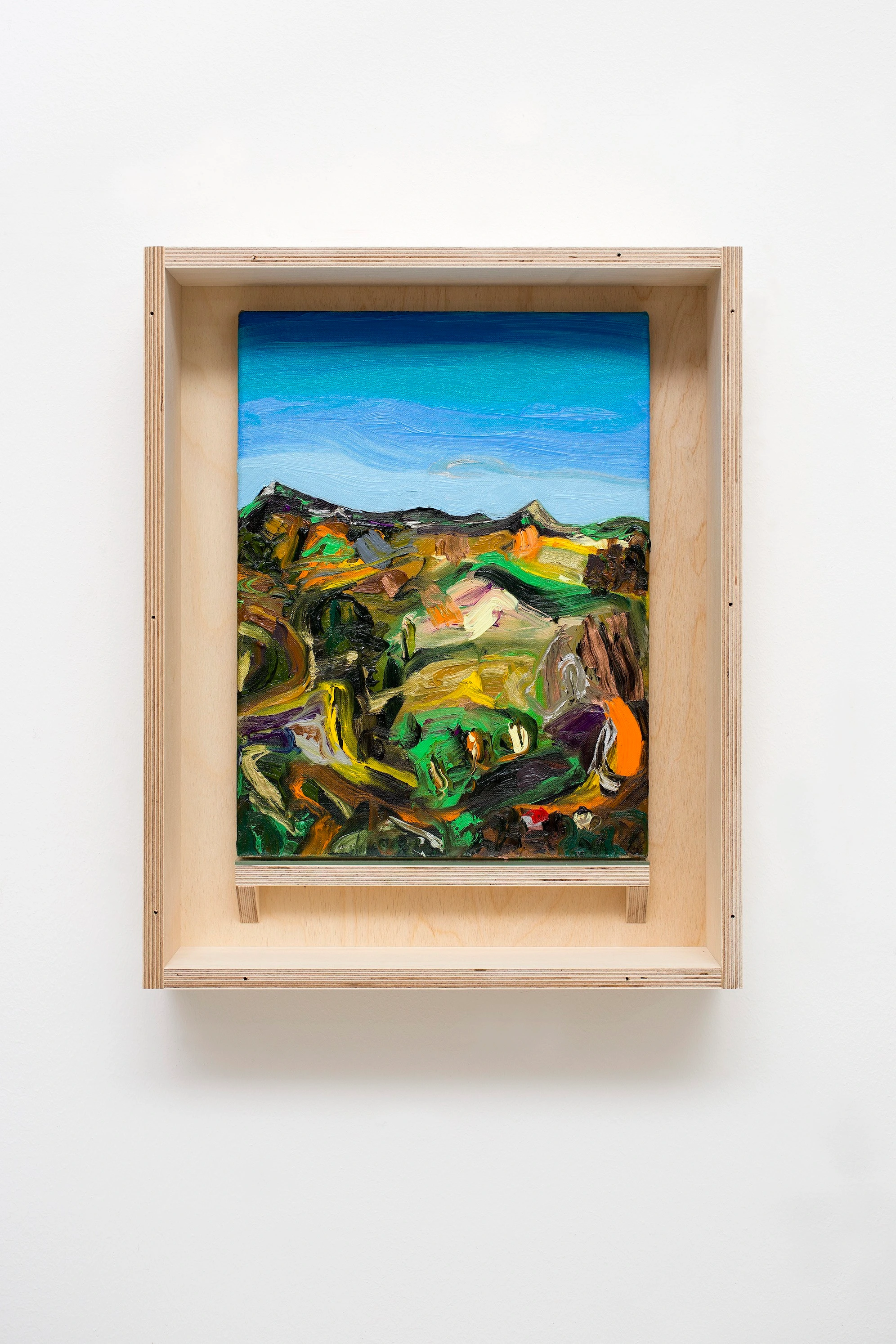La bellezza del mondo, nel suo paesaggio, brucia gli occhi; bisogna arrendersi, sventolare una bandiera bianca sporca delle ceneri che cadono dagli occhi, farla pulire dal vento, per poterli curare; (prima di dipingere ancora)