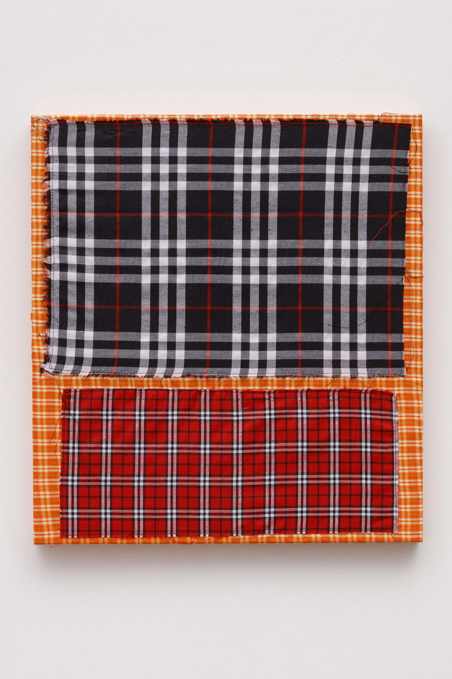 Black and Red on Orange (after Rothko)