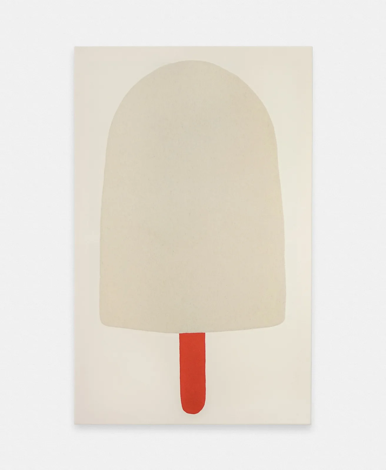 Go easy on me, one white with red stick