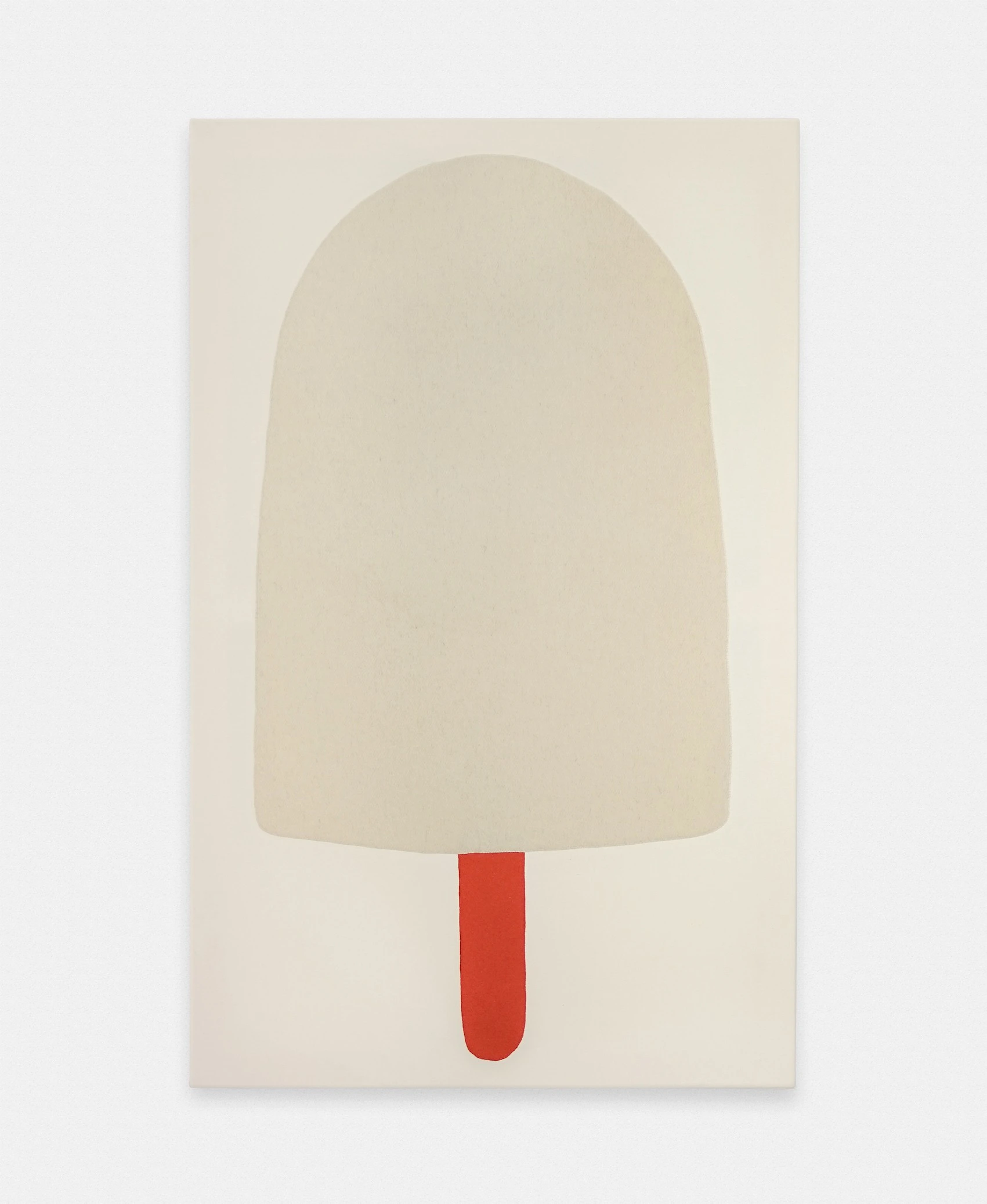 Go easy on me, one white with red stick