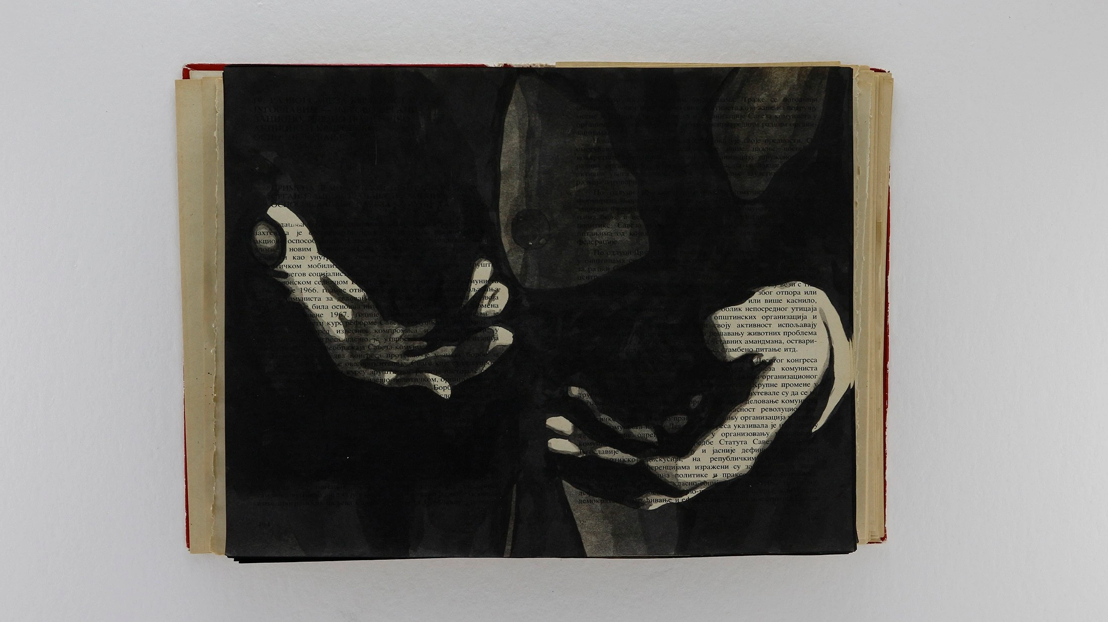 Sequence Hands (109 drawings)-series Uncontained Images