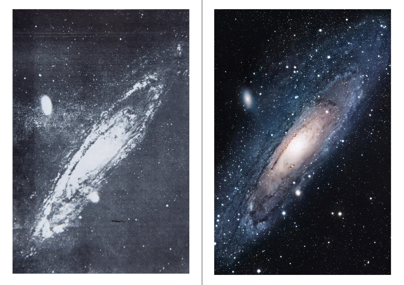 Andromeda Galaxy (from the series THE WAY GEOLOGIST LIBERATED IN TIME, SHE THOUGHT, ASTRONOMERS ARE FREED BY SPACE)