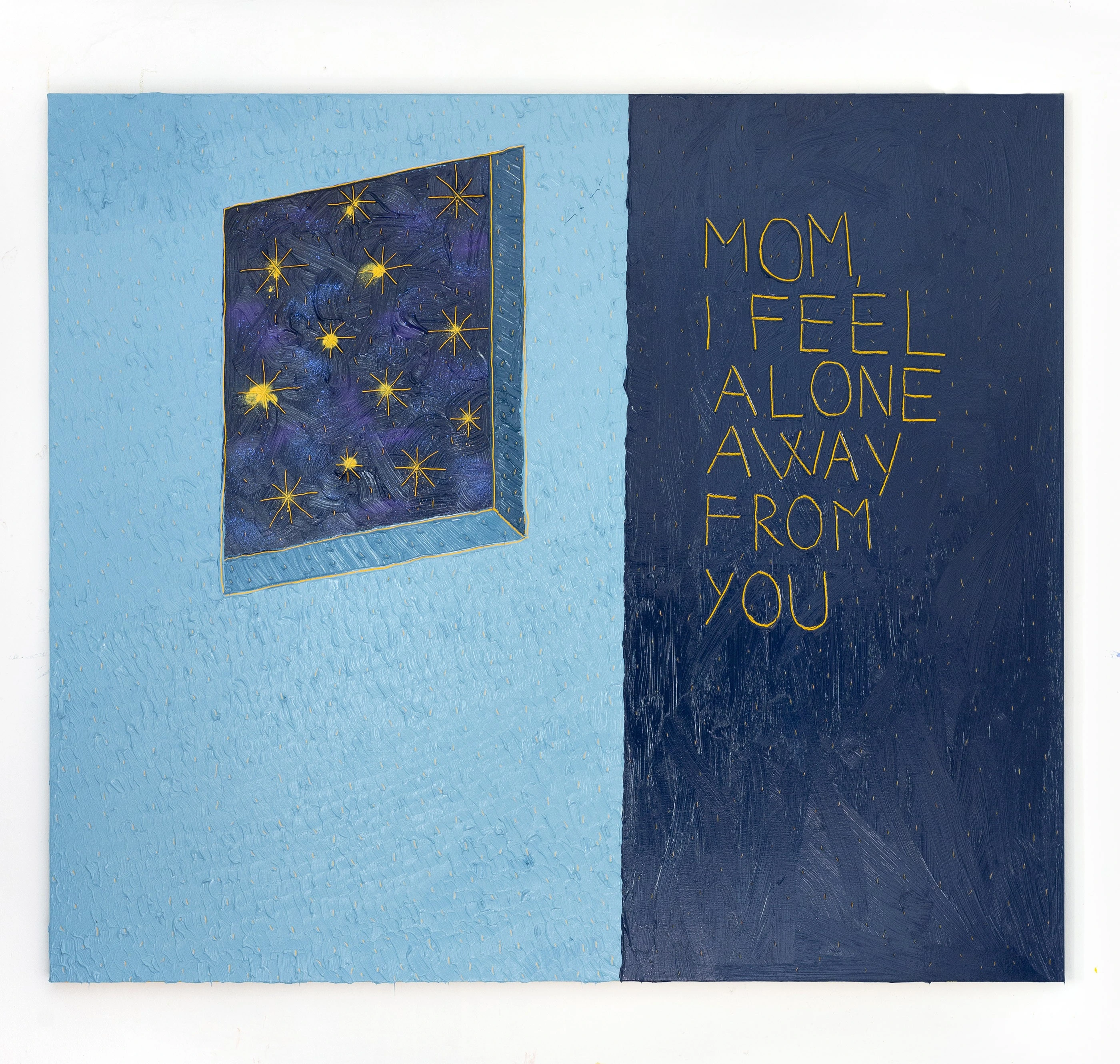 Mom, I feel alone away from you