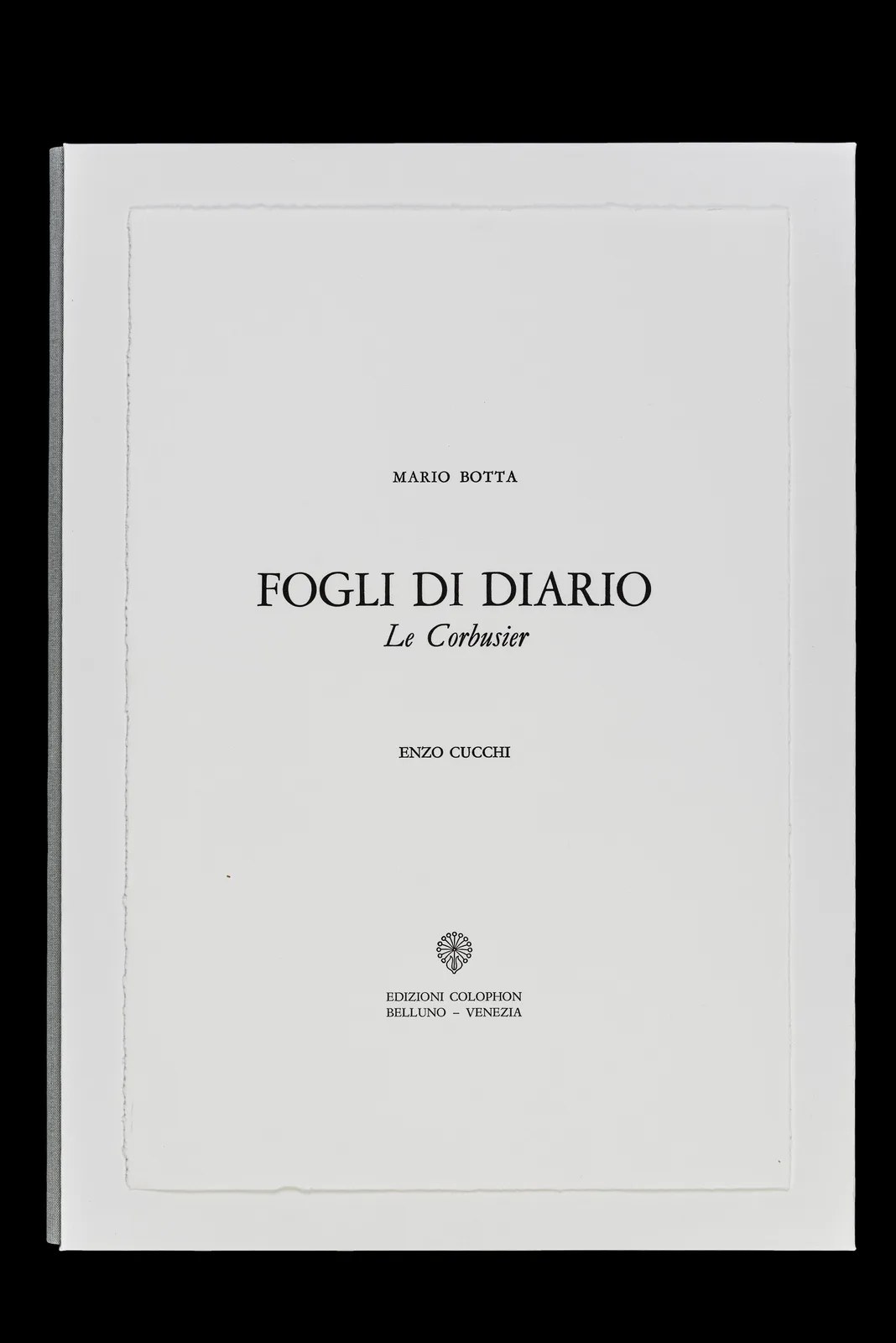 Fogli di diario, Le Corbusier