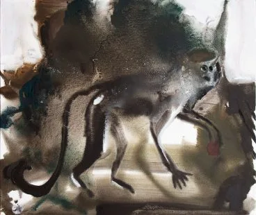 Monkey with Fruit. Menagerie