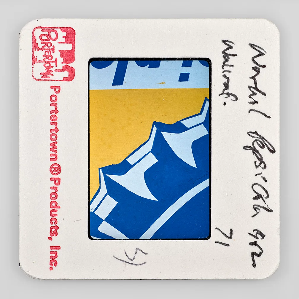 Warhol_Pepsi_Cola_1962_Wallraf_71_b)_Portertown_(R)_Products,_Inc