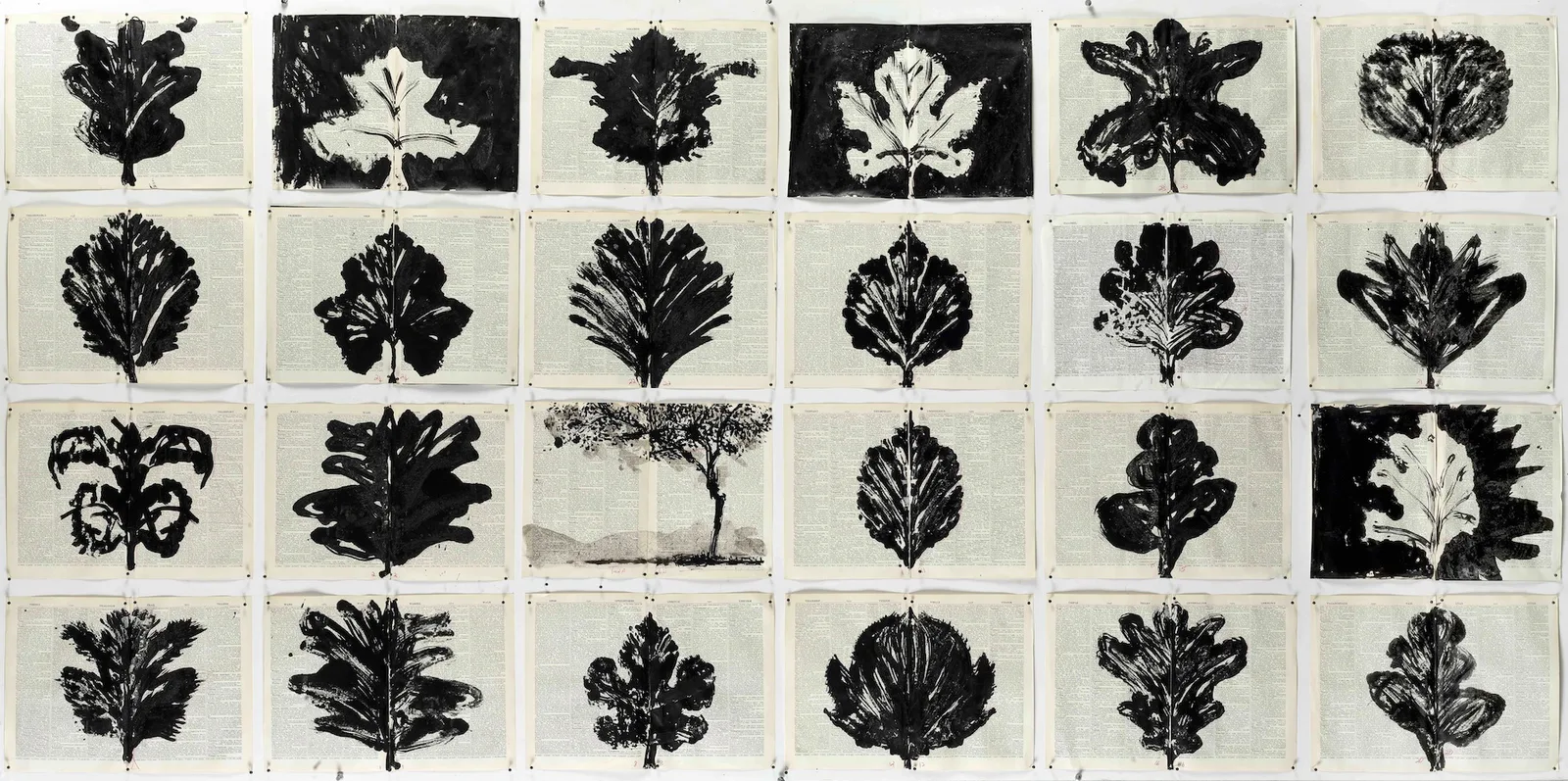 Drawing for Waiting for the Sibyl (Composite of Leaves)
