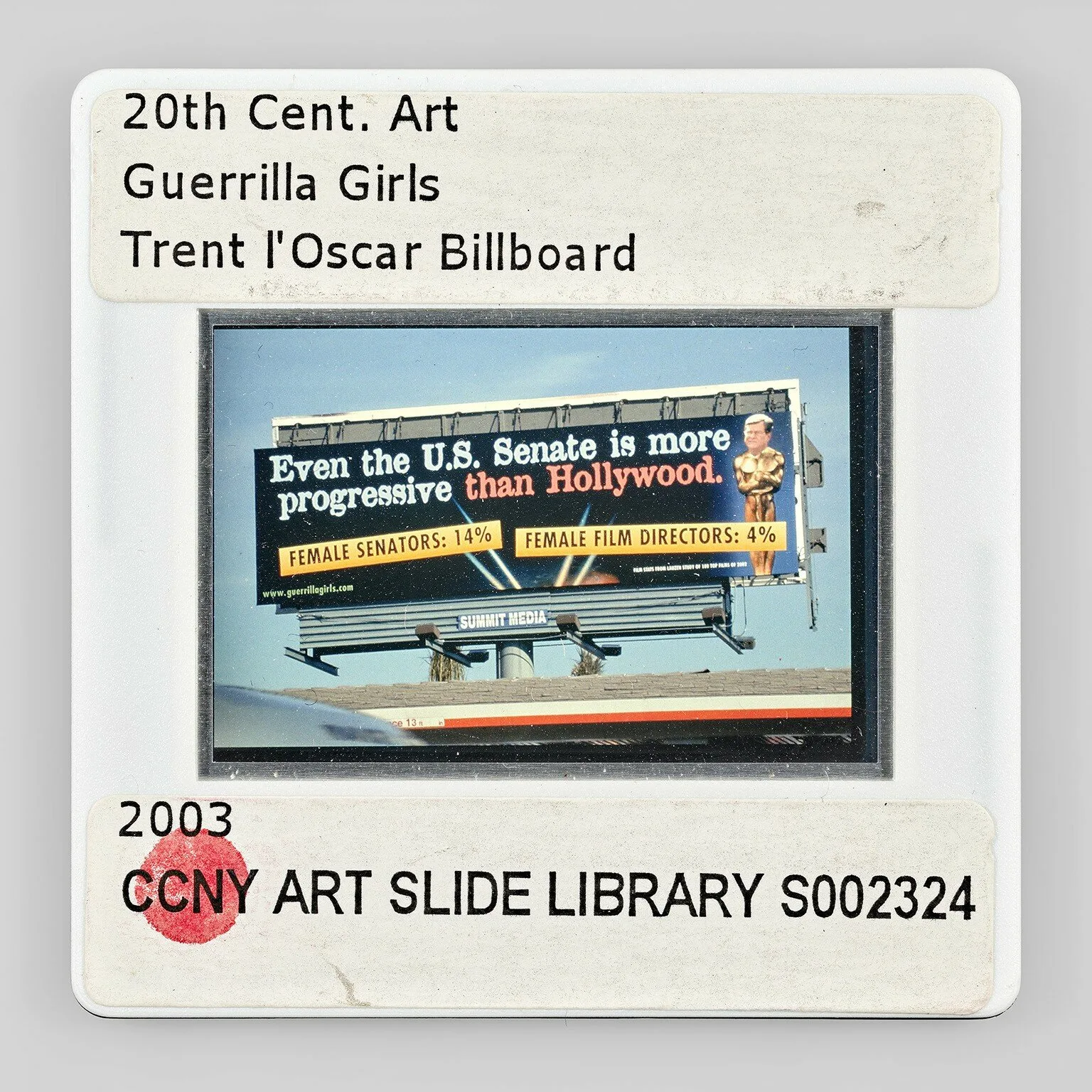 20th_Cent_Art_Guerrilla_Girls_Trent_l_Oscar_Billboard_2003_CCNY_ART_SLIDE_LIBRARY_S002324_0°/90°/180°/230°
