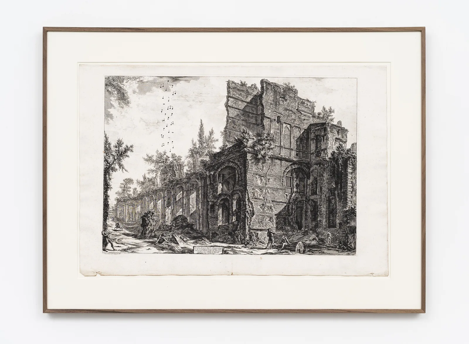 Capricci (Rovina di uno degli alloggiamenti de’ Soldati a una delle eminenti fabbriche di Adriano nella sua Villa Adriana, disegnato da Giovanni Battista Piranesi)