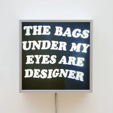 Shiny Happy People (Laughing) (The bags under my eyes are designer)