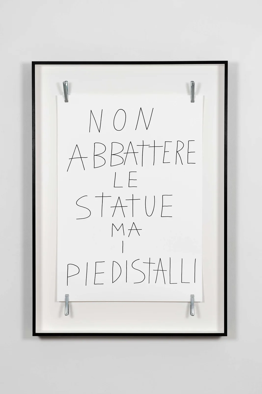Martellate – Non abbattere le statue ma i piedistalli
