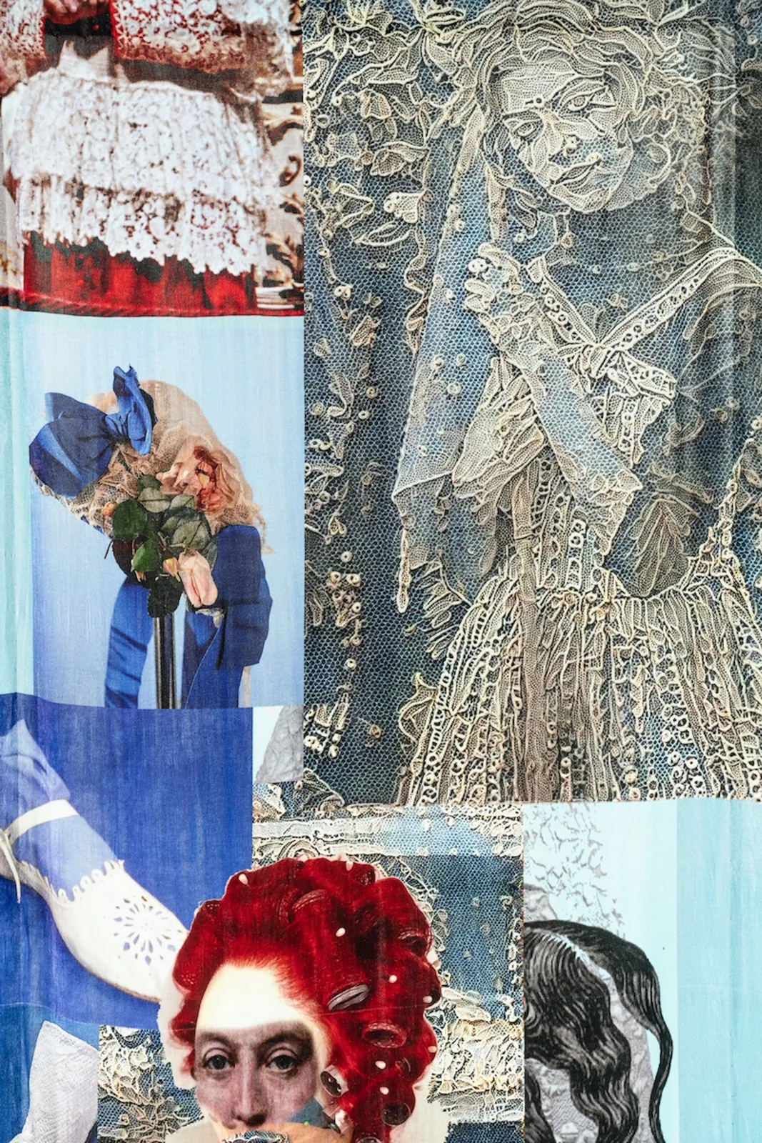 Glory Ad Bluebell Red Hair (detail)