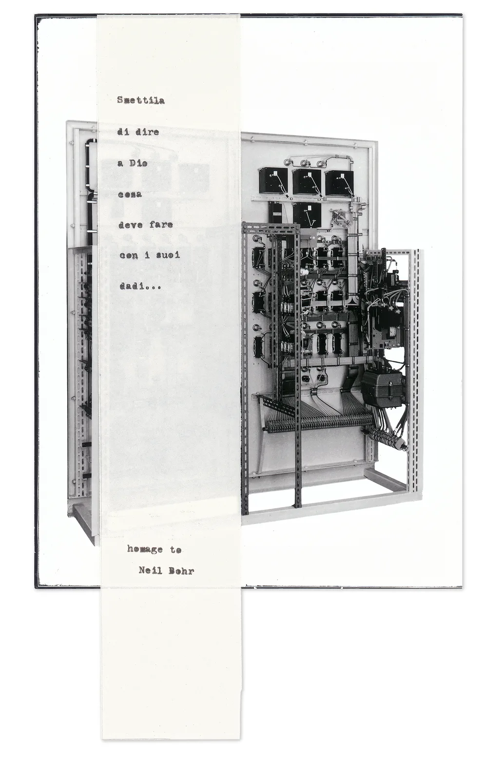 Sintagmi discontinui, Homage to Niels Bohr