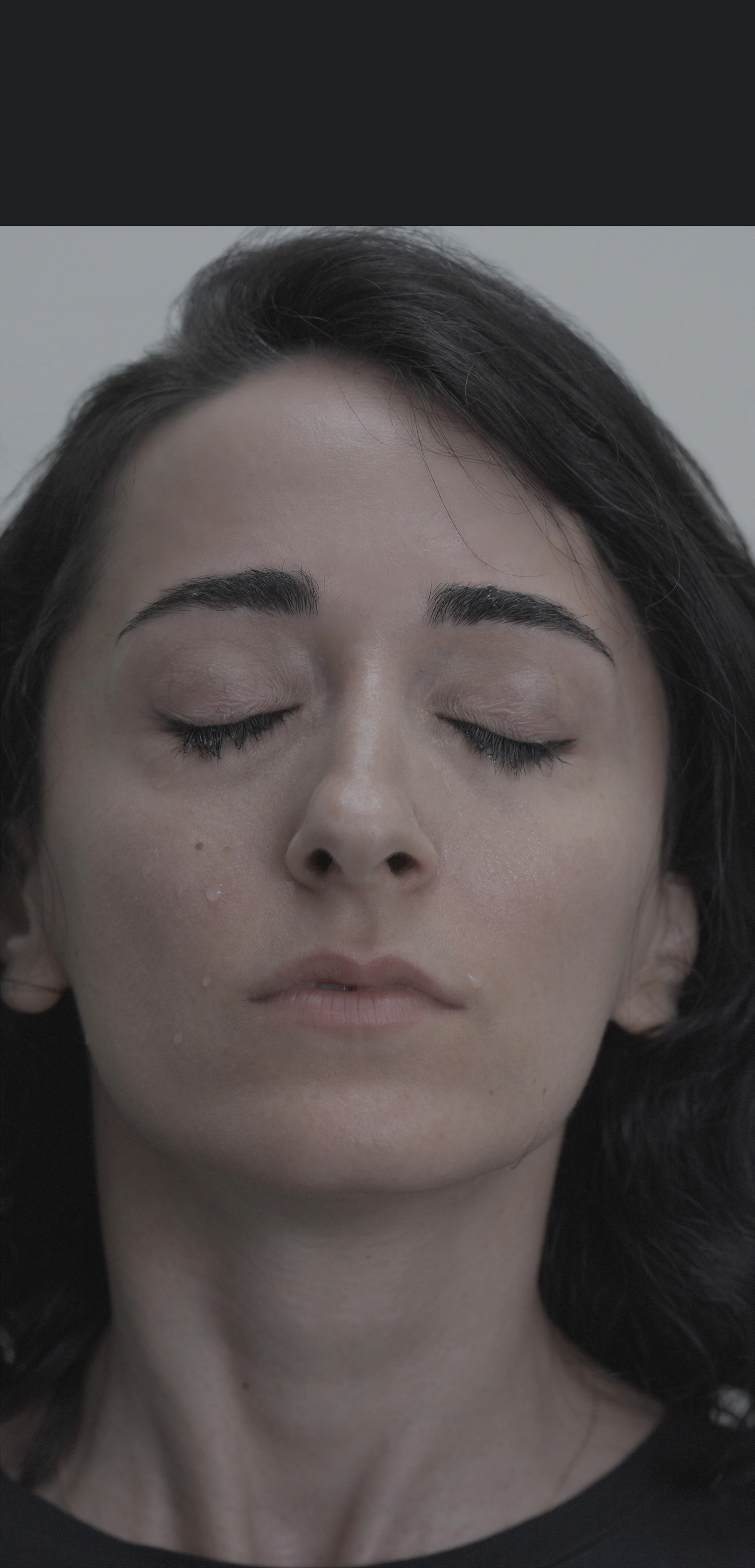 Controllable/Uncontrollable Tears – Meltem with eye drops