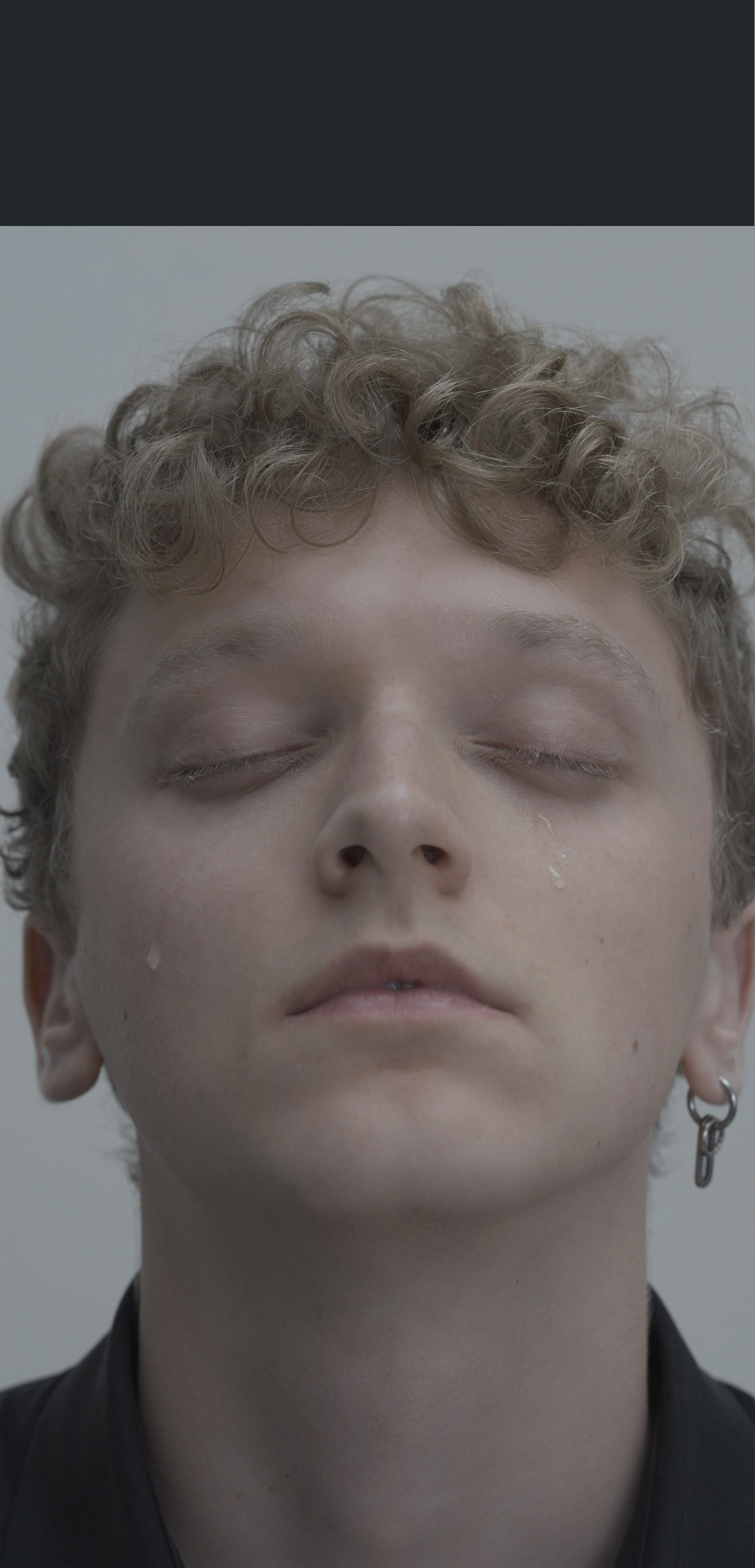 Controllable/Uncontrollable Tears – Leo with eye drops