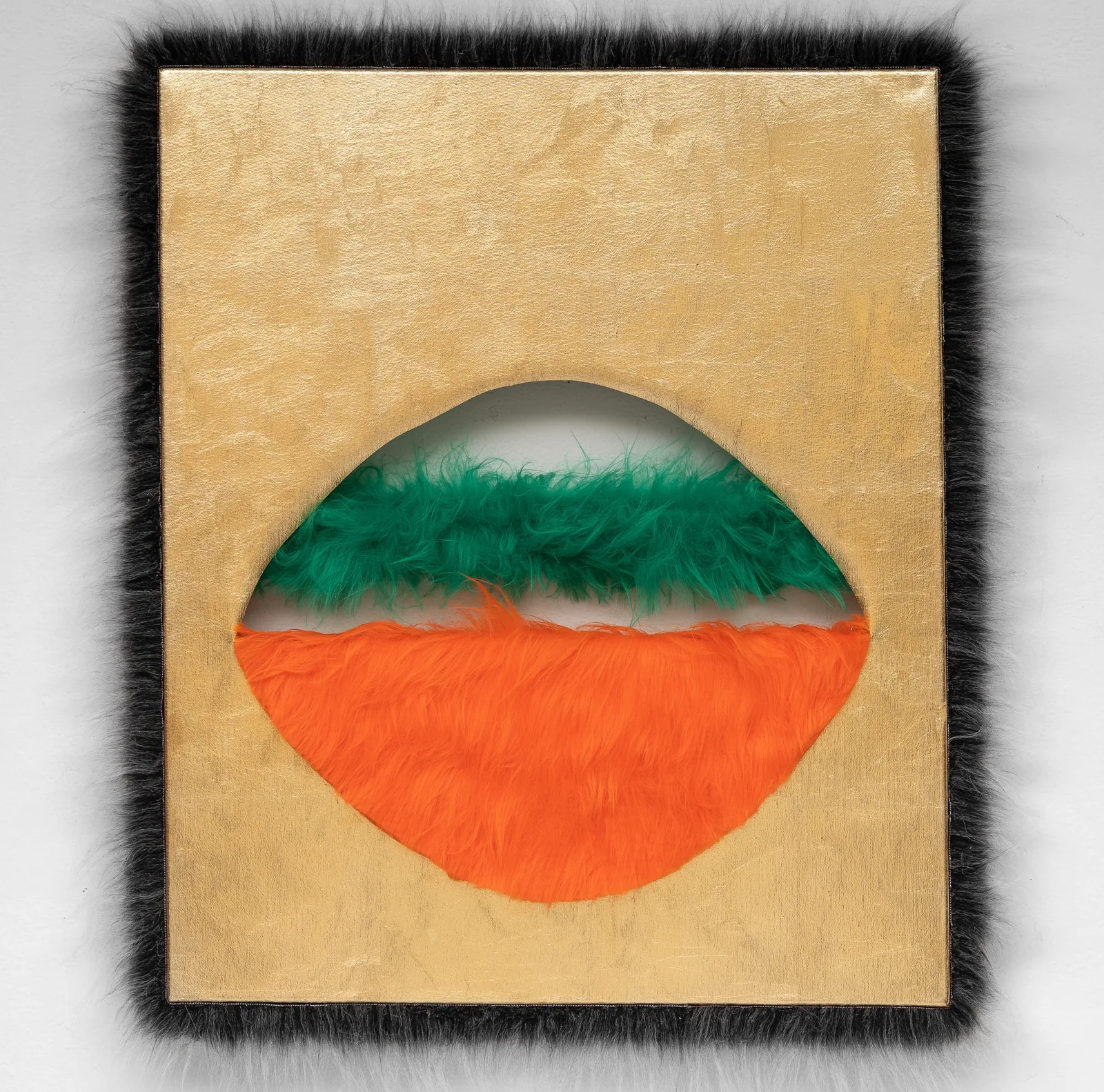 Gold, fire and green #1