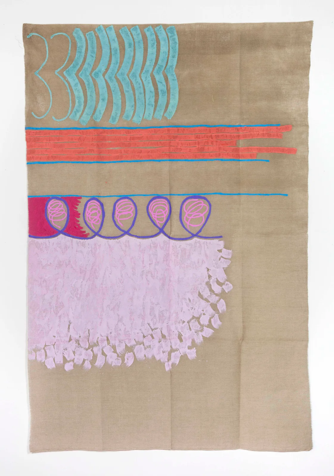 Tre linee con arabesco n. 33