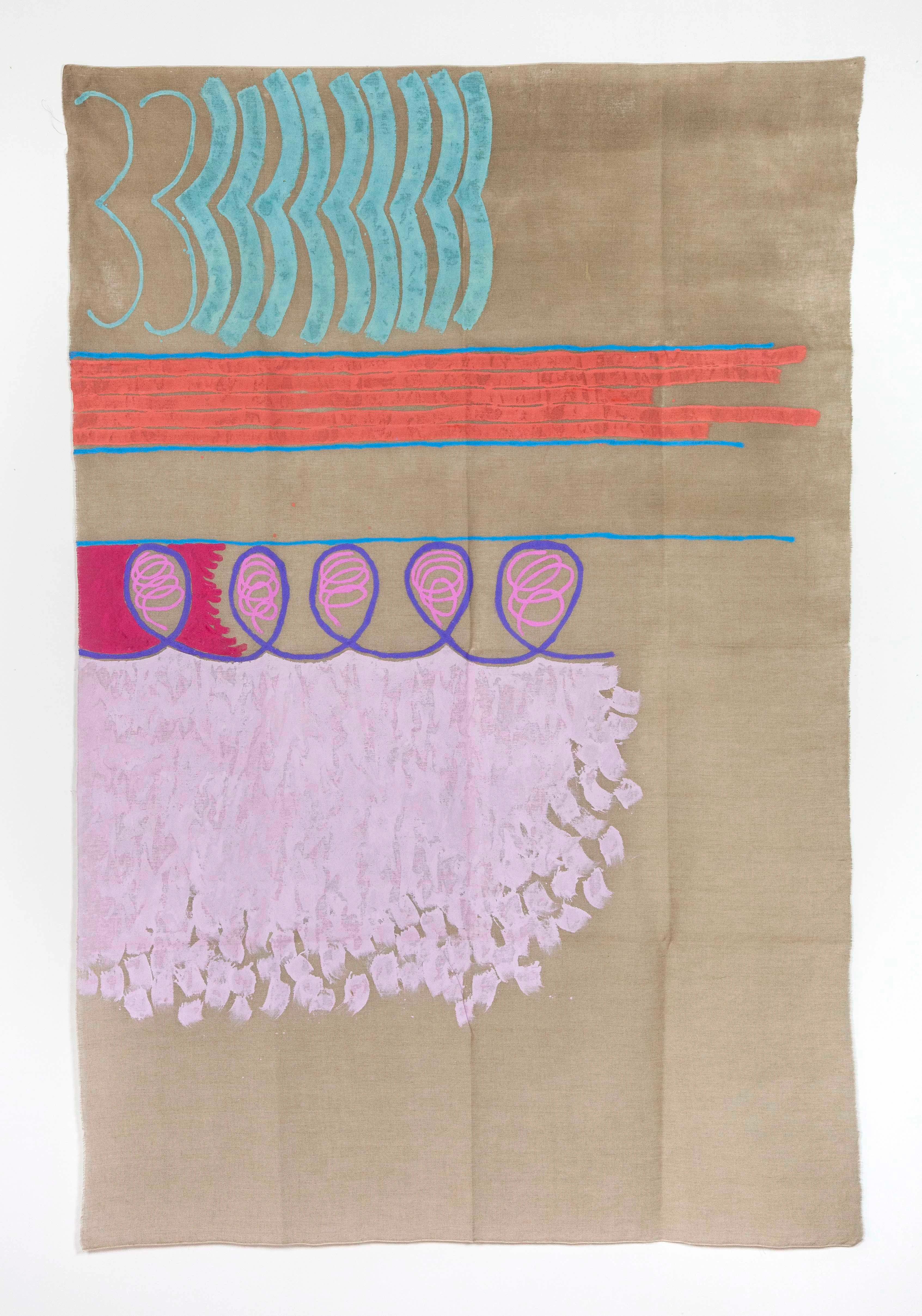 Tre linee con arabesco n. 33